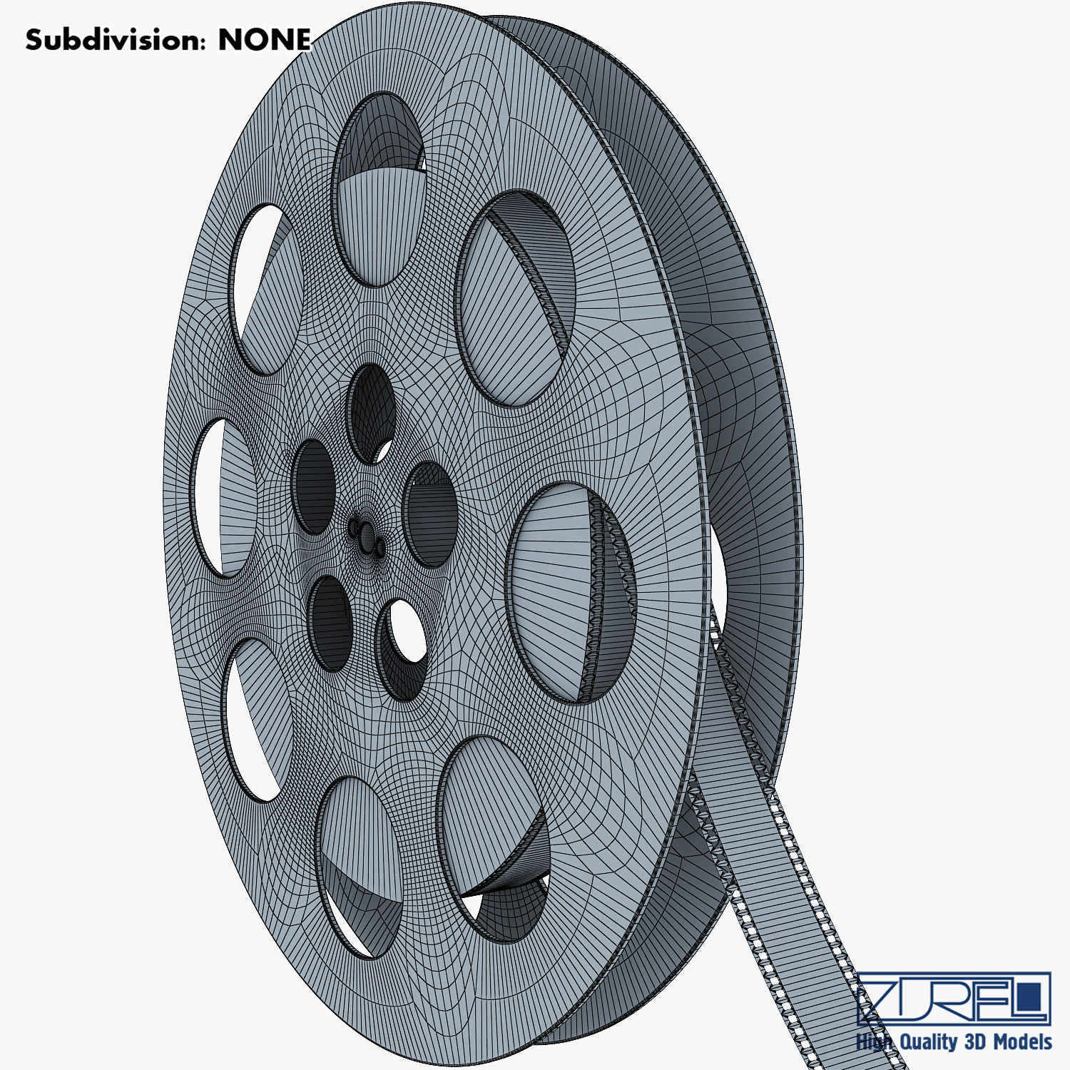 Video Film Reel 35mm v 1 3D model_14