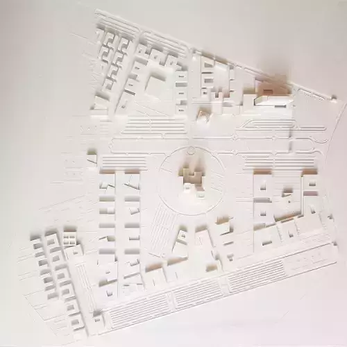 Site Plan for University 3D print model