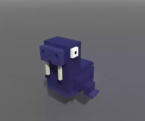 Voxel Walrus