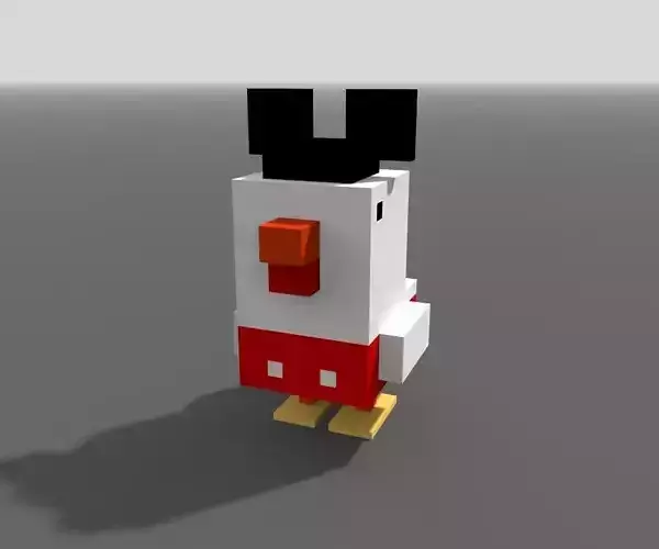 Voxel Mickey Mouse Chicken