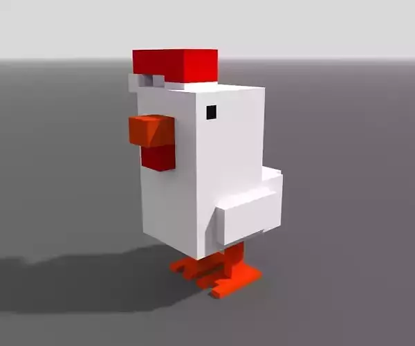 Voxel Festive Chicken