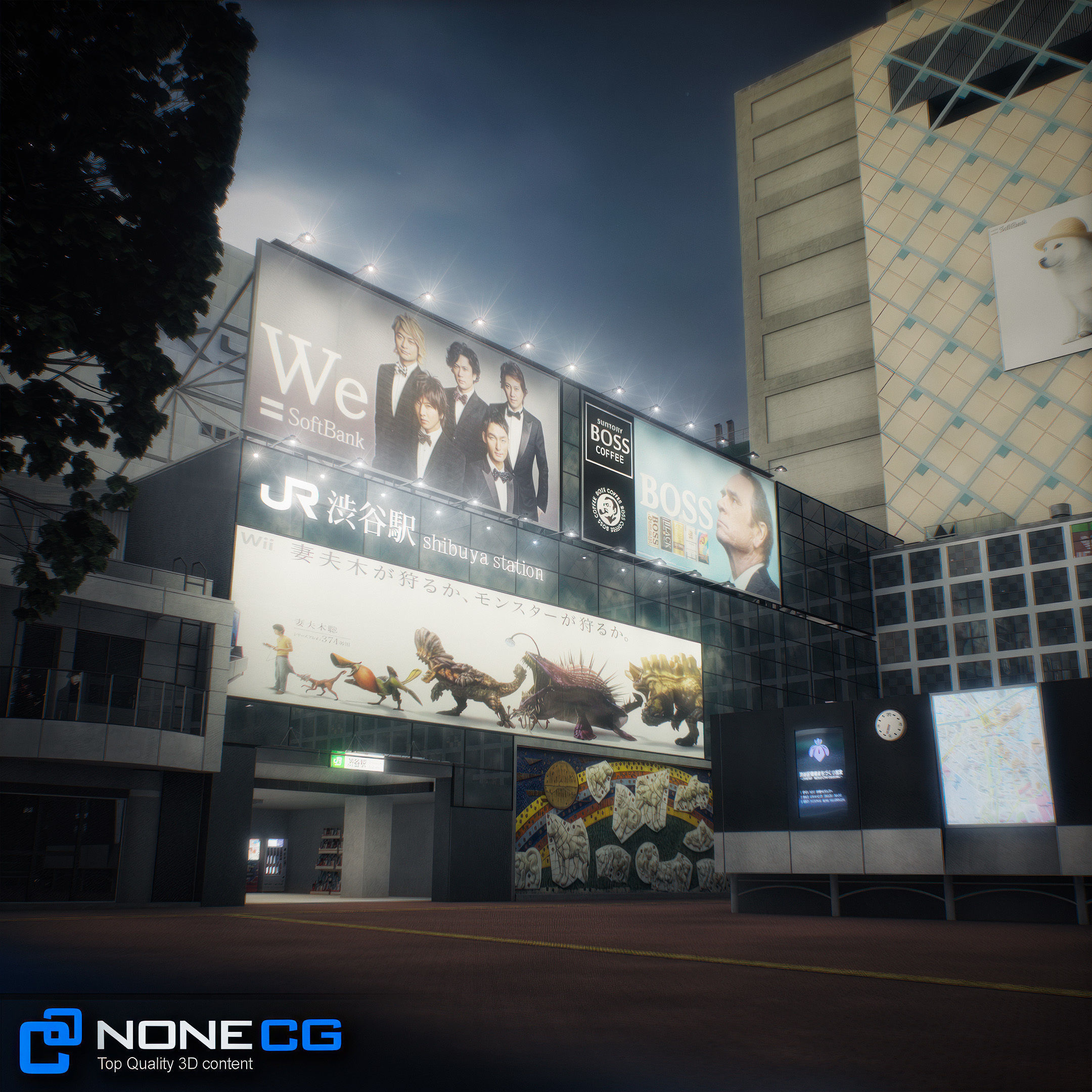 Tokyo Shibuya 3D model_36