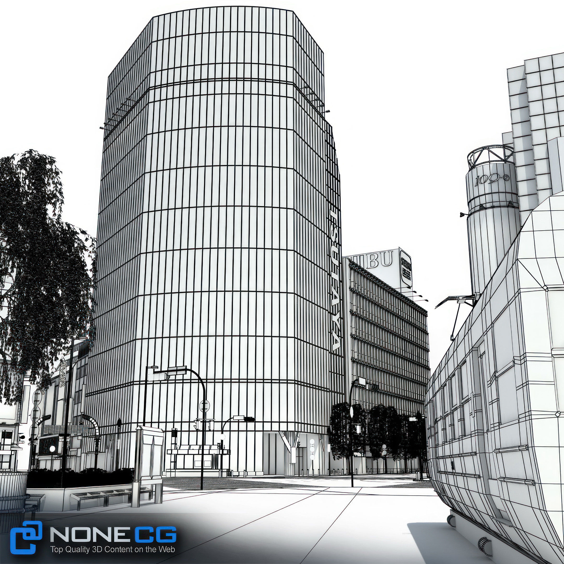 Tokyo Shibuya 3D model_65