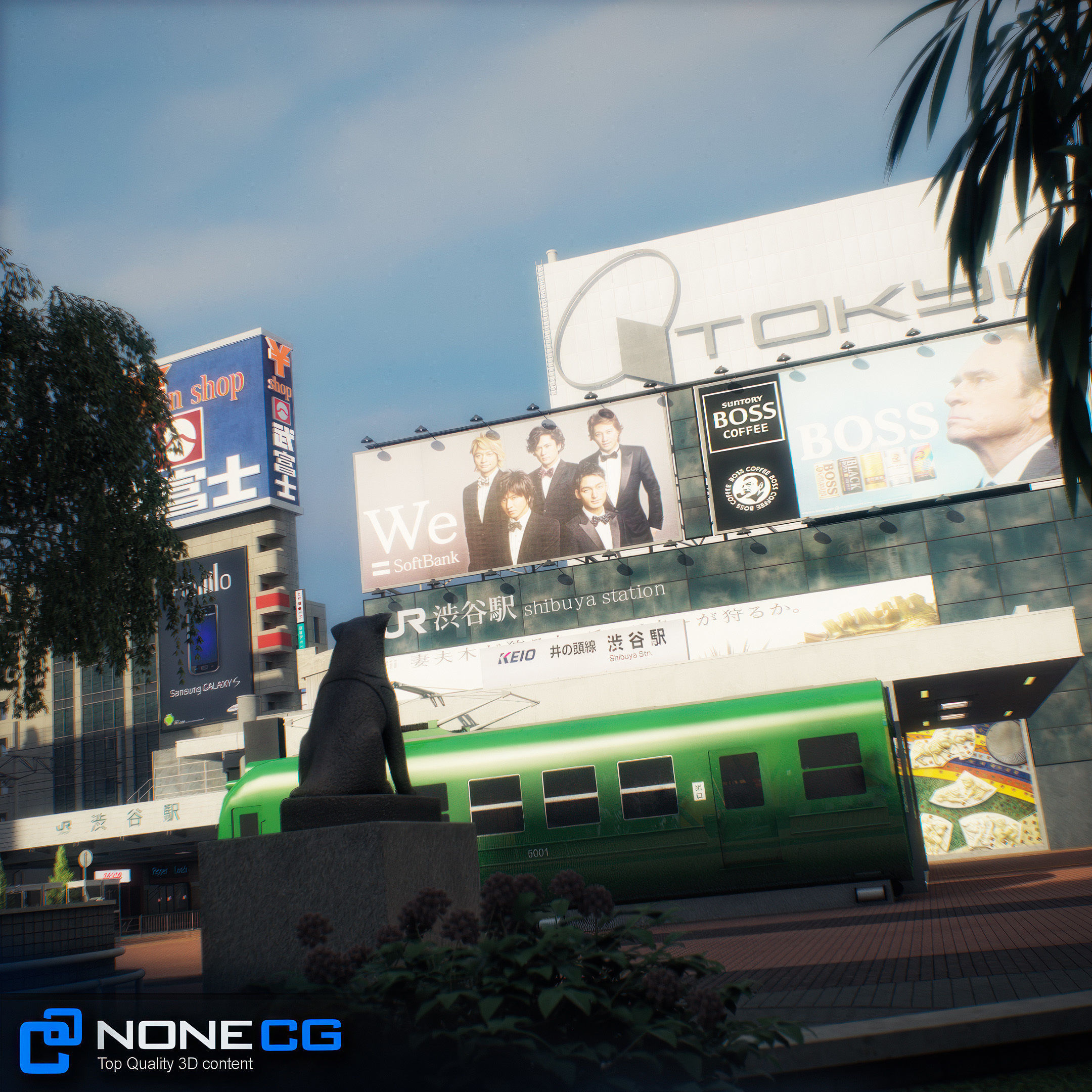 Tokyo Shibuya 3D model_33