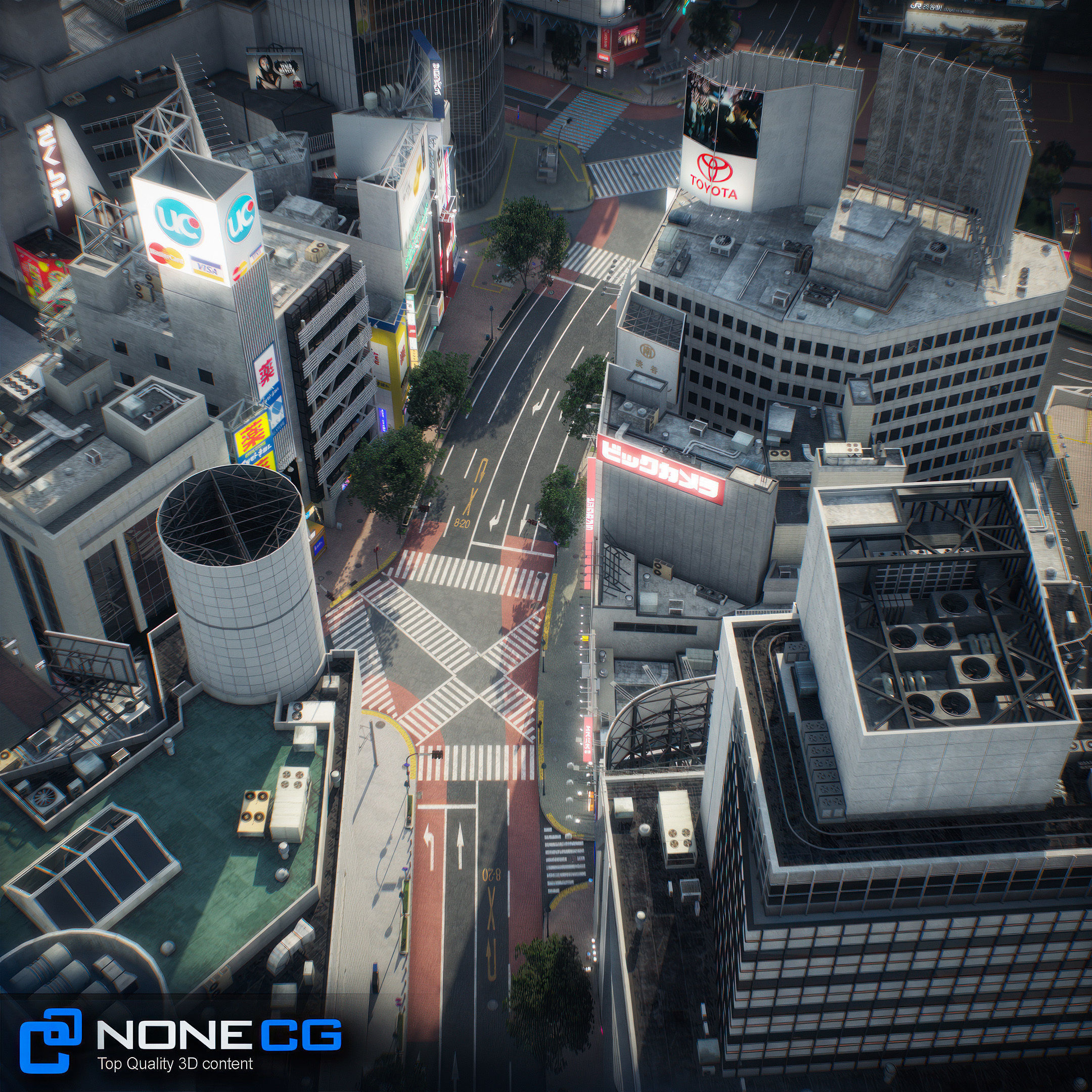 Tokyo Shibuya 3D model_9