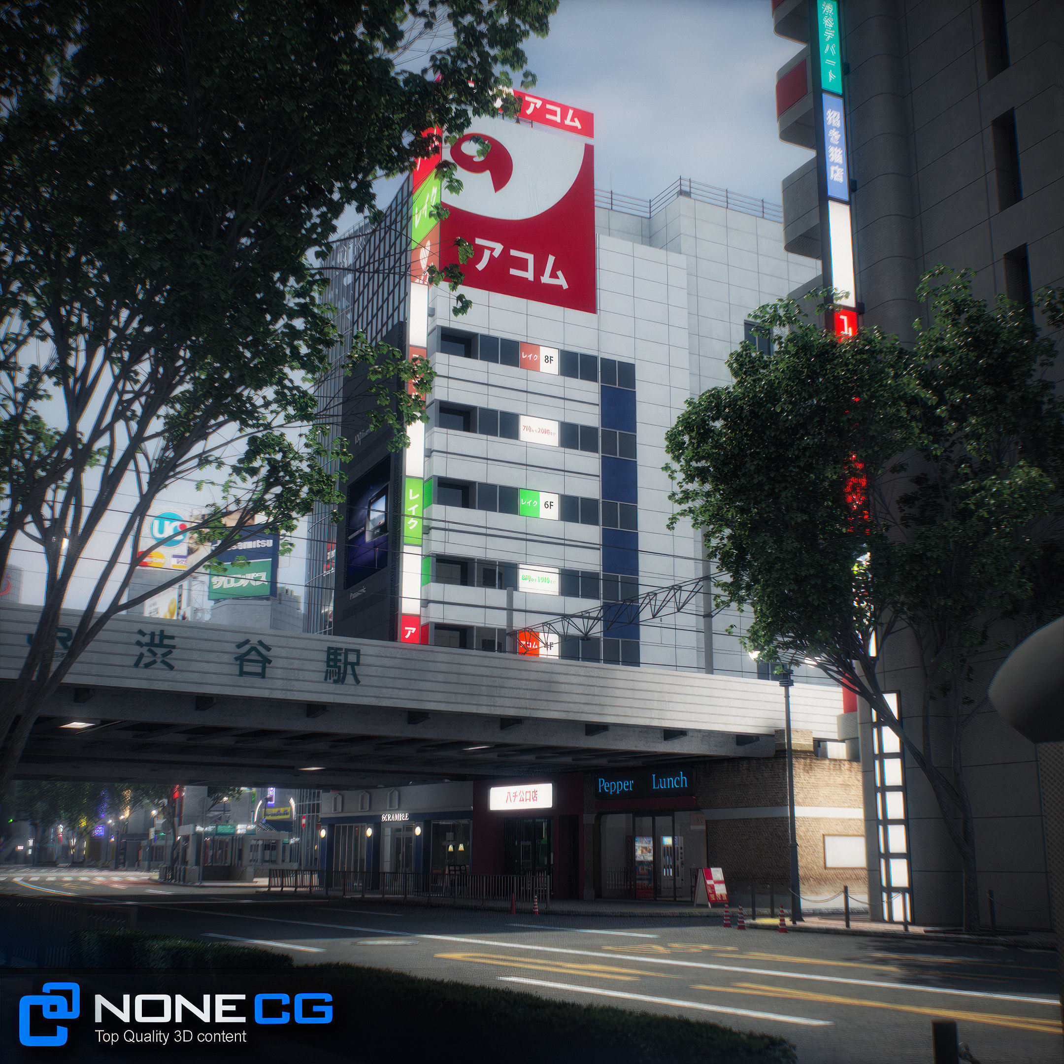 Tokyo Shibuya 3D model_24