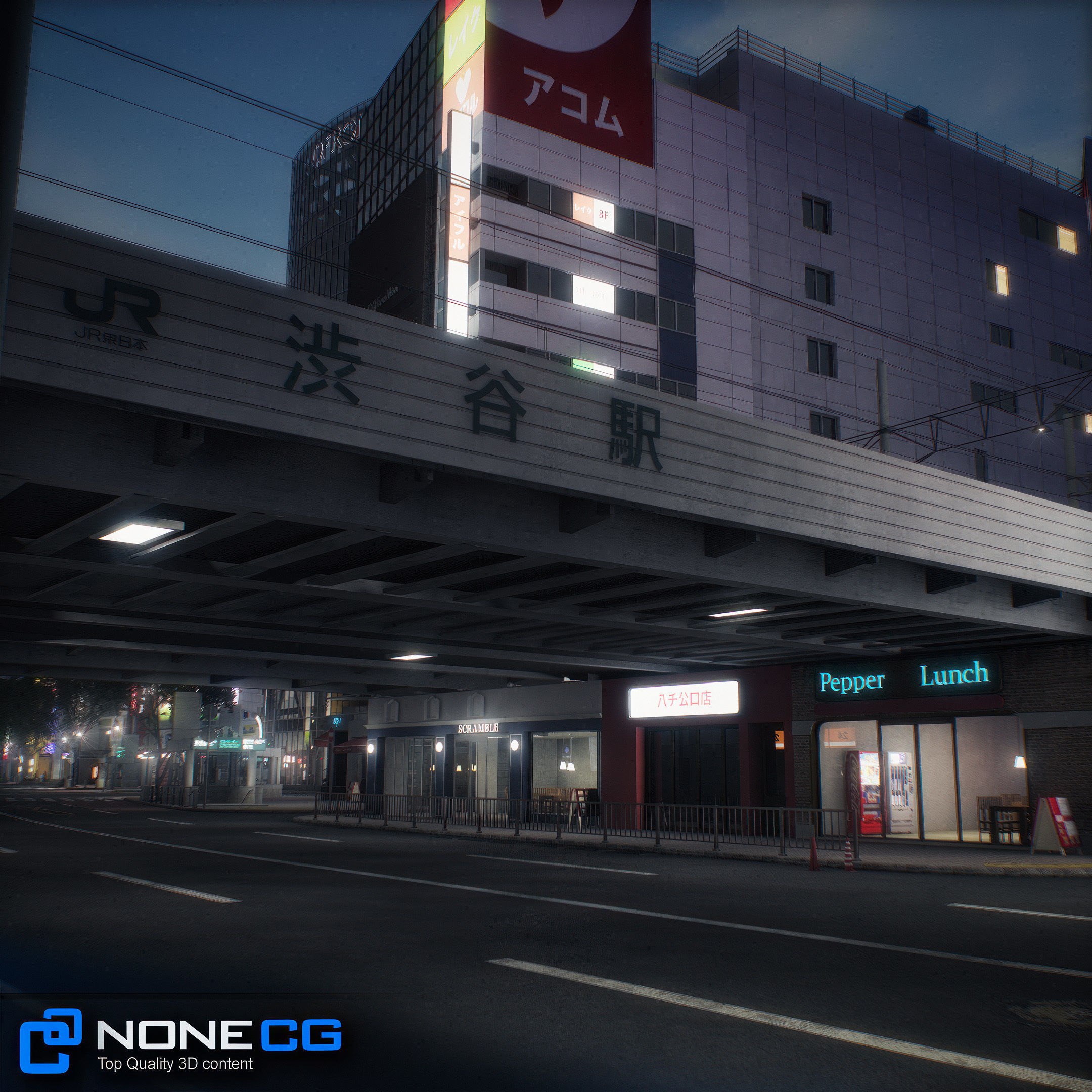 Tokyo Shibuya 3D model_84