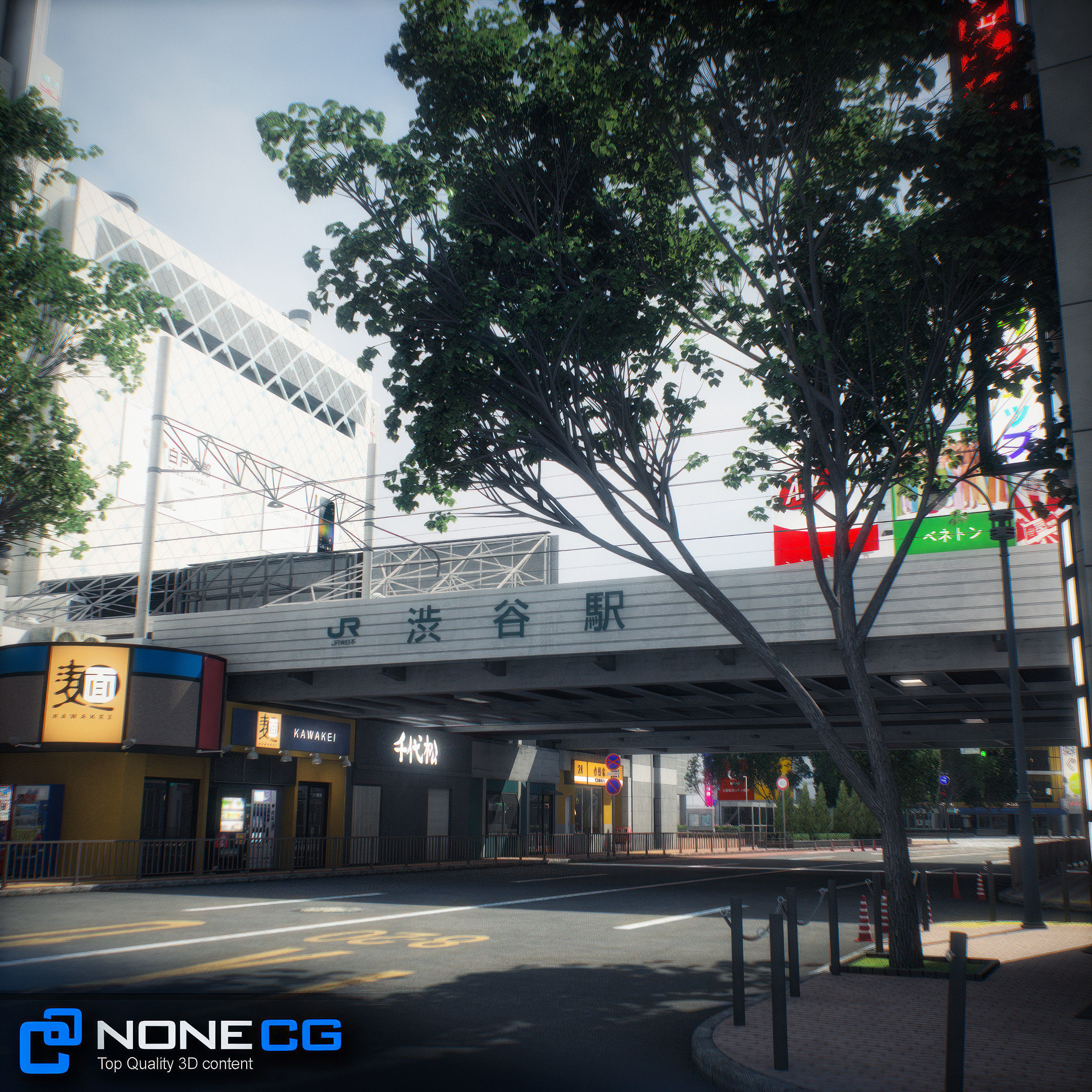 Tokyo Shibuya 3D model_85