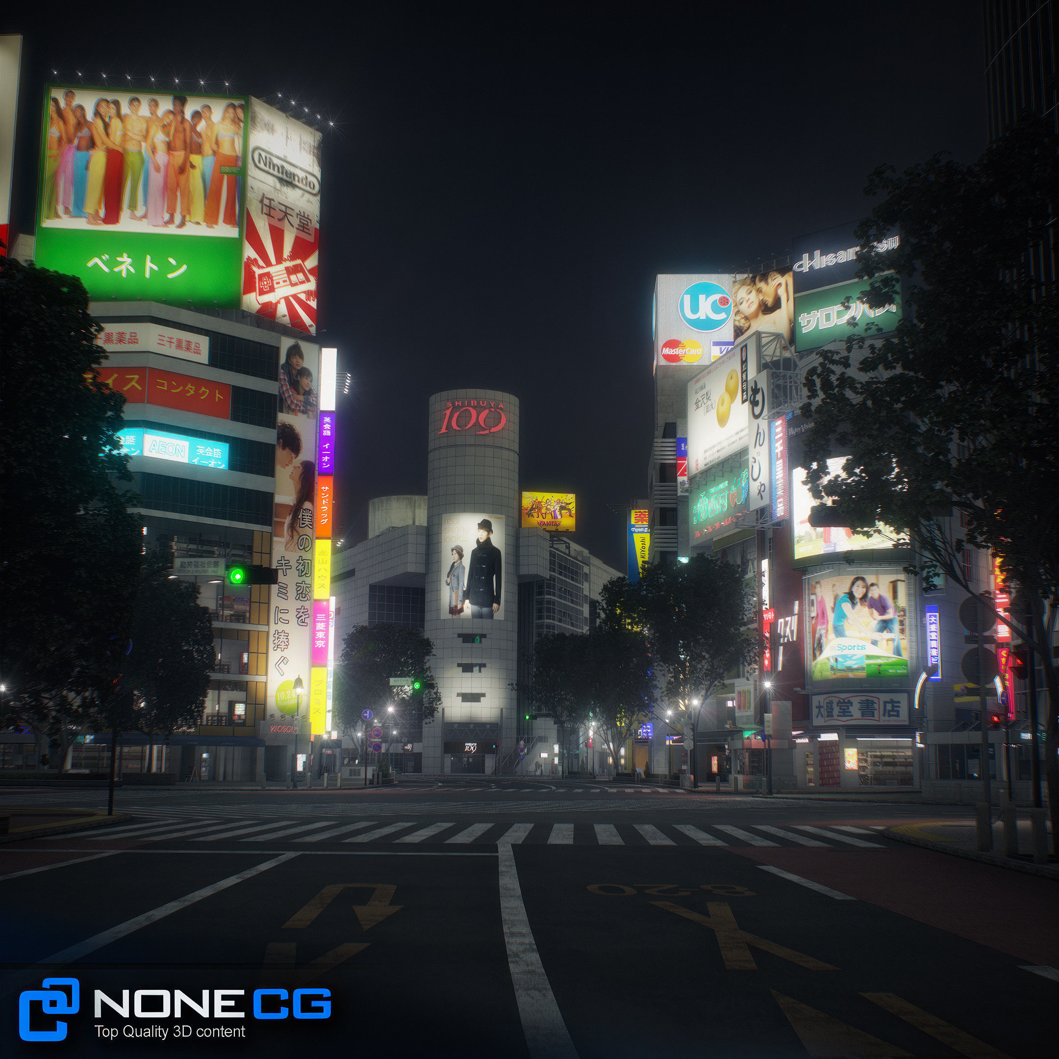 Tokyo Shibuya 3D model_6