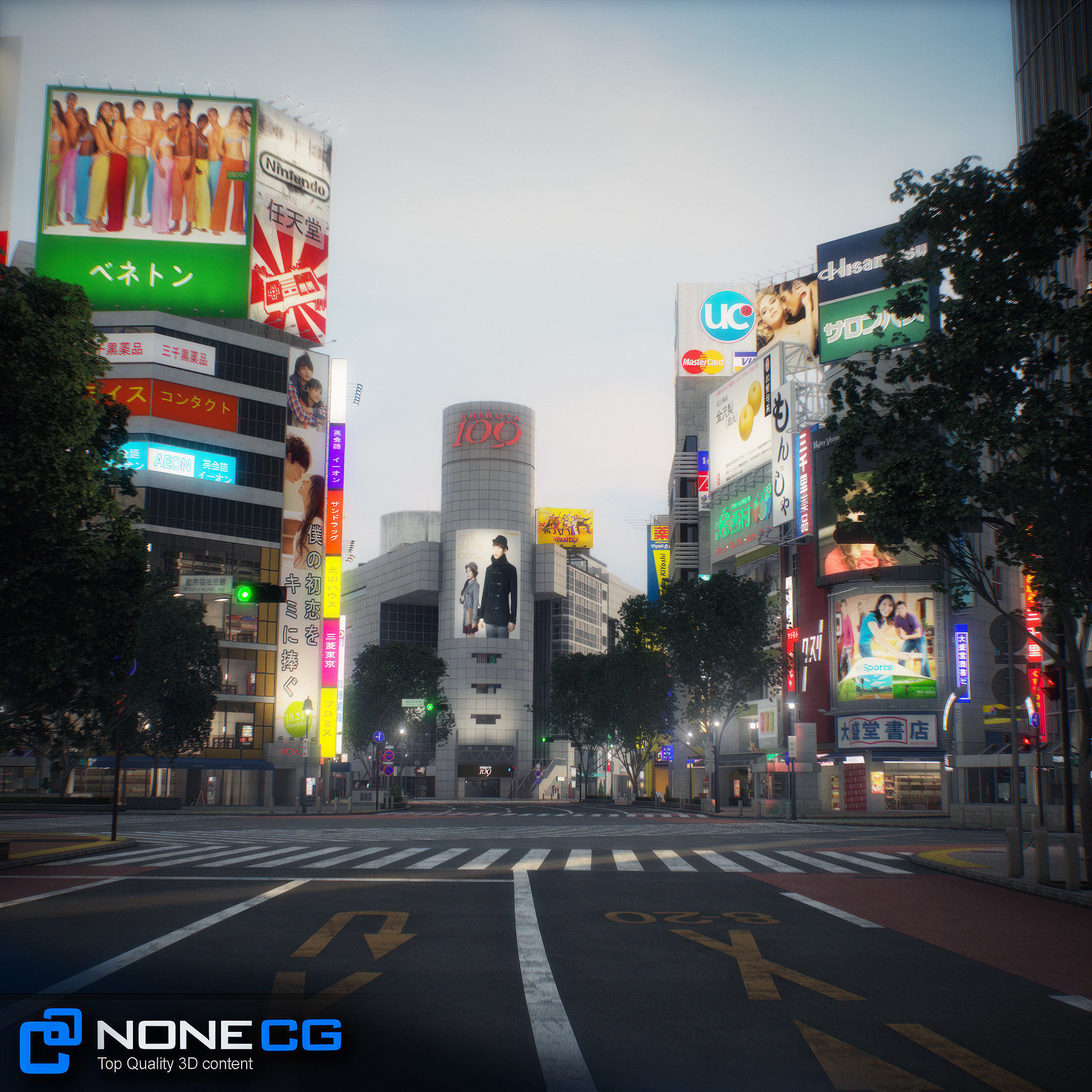Tokyo Shibuya 3D model_89