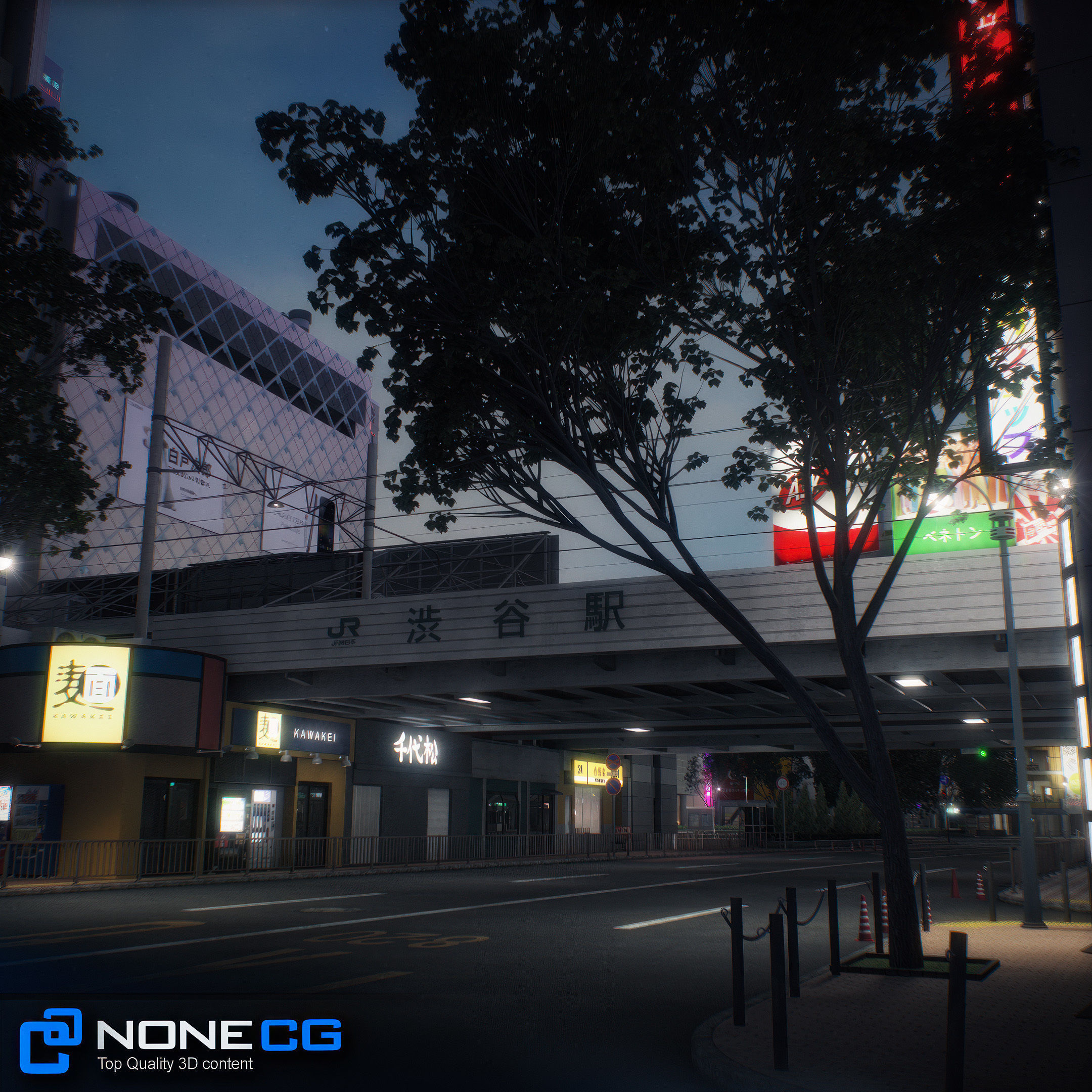 Tokyo Shibuya 3D model_86