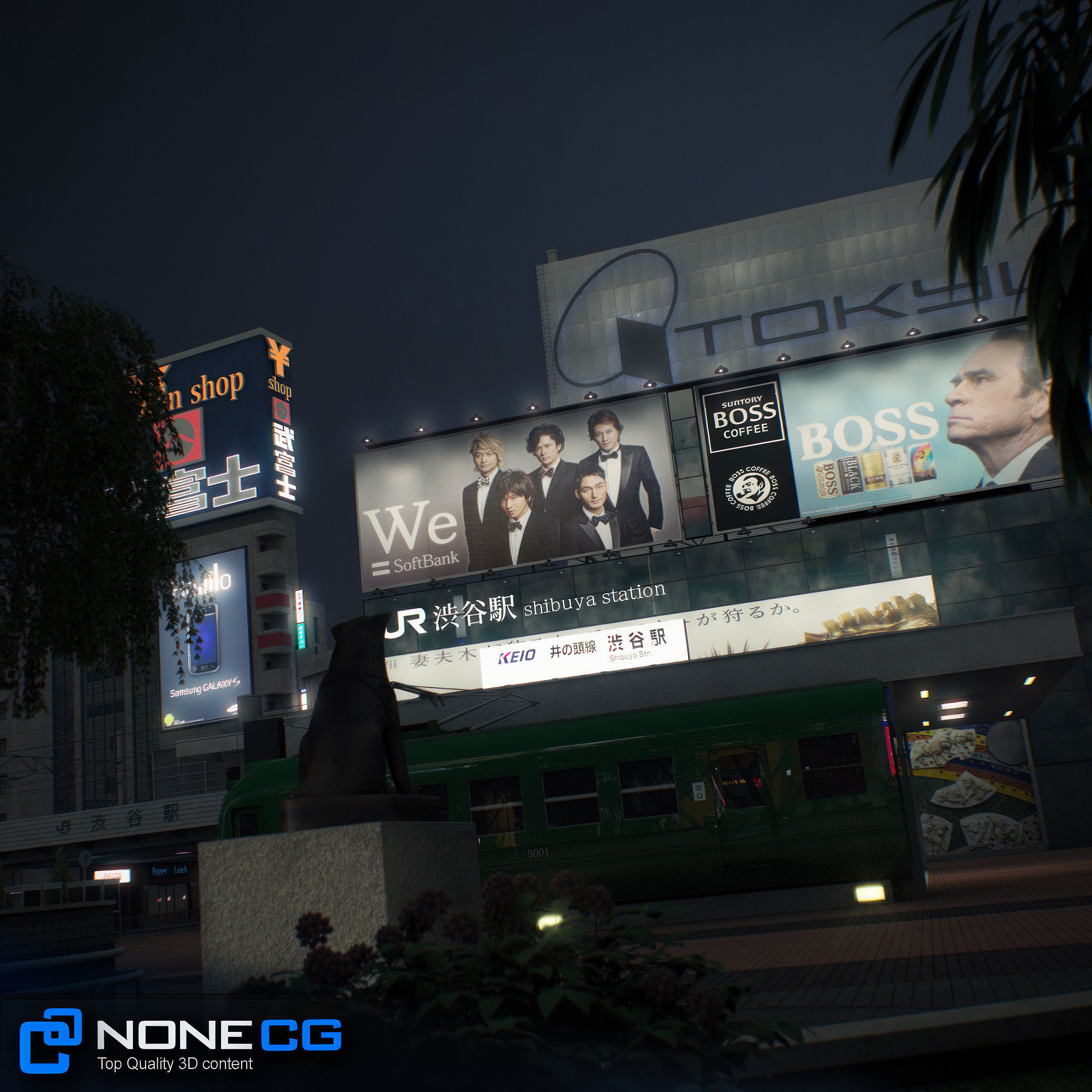 Tokyo Shibuya 3D model_34
