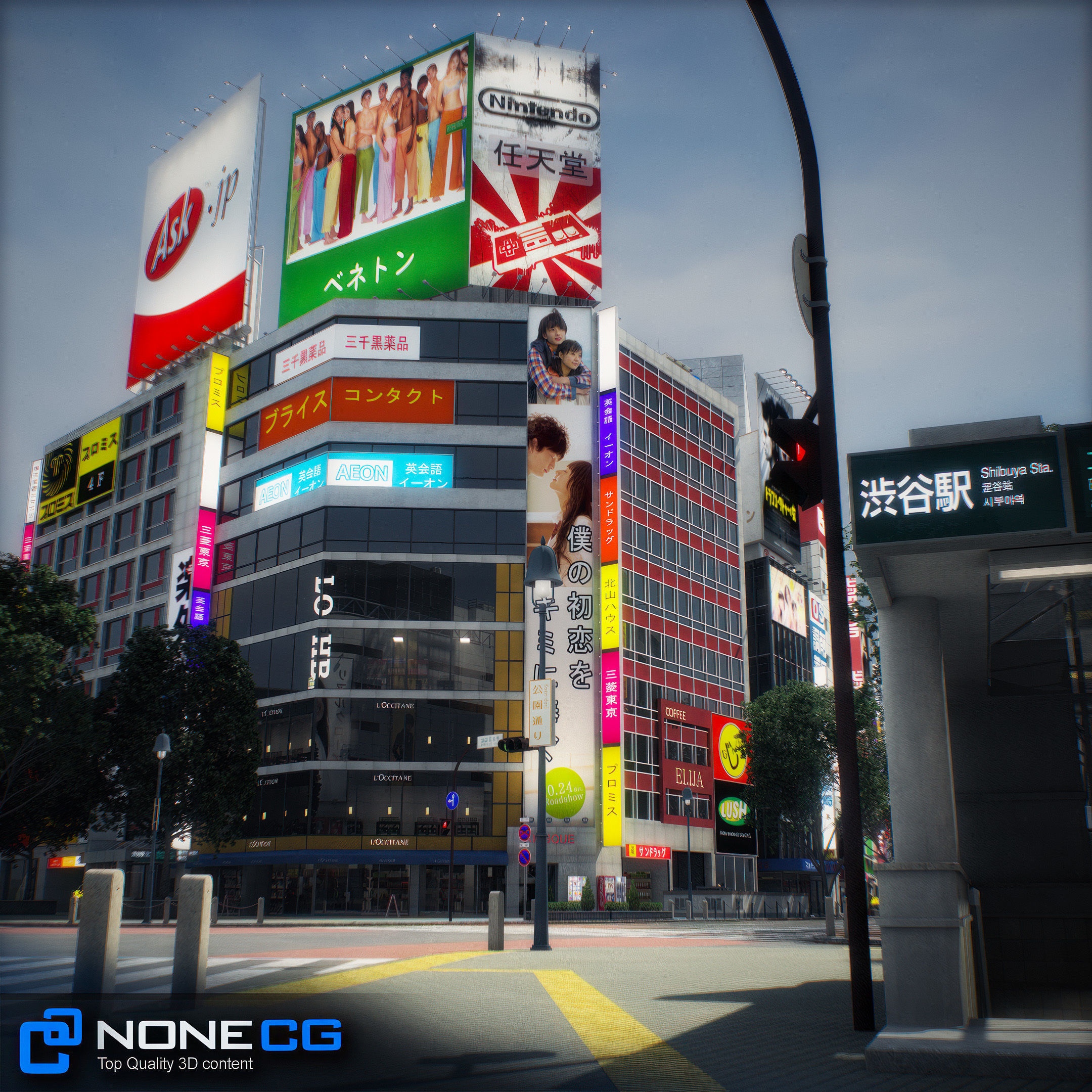 Tokyo Shibuya 3D model_68