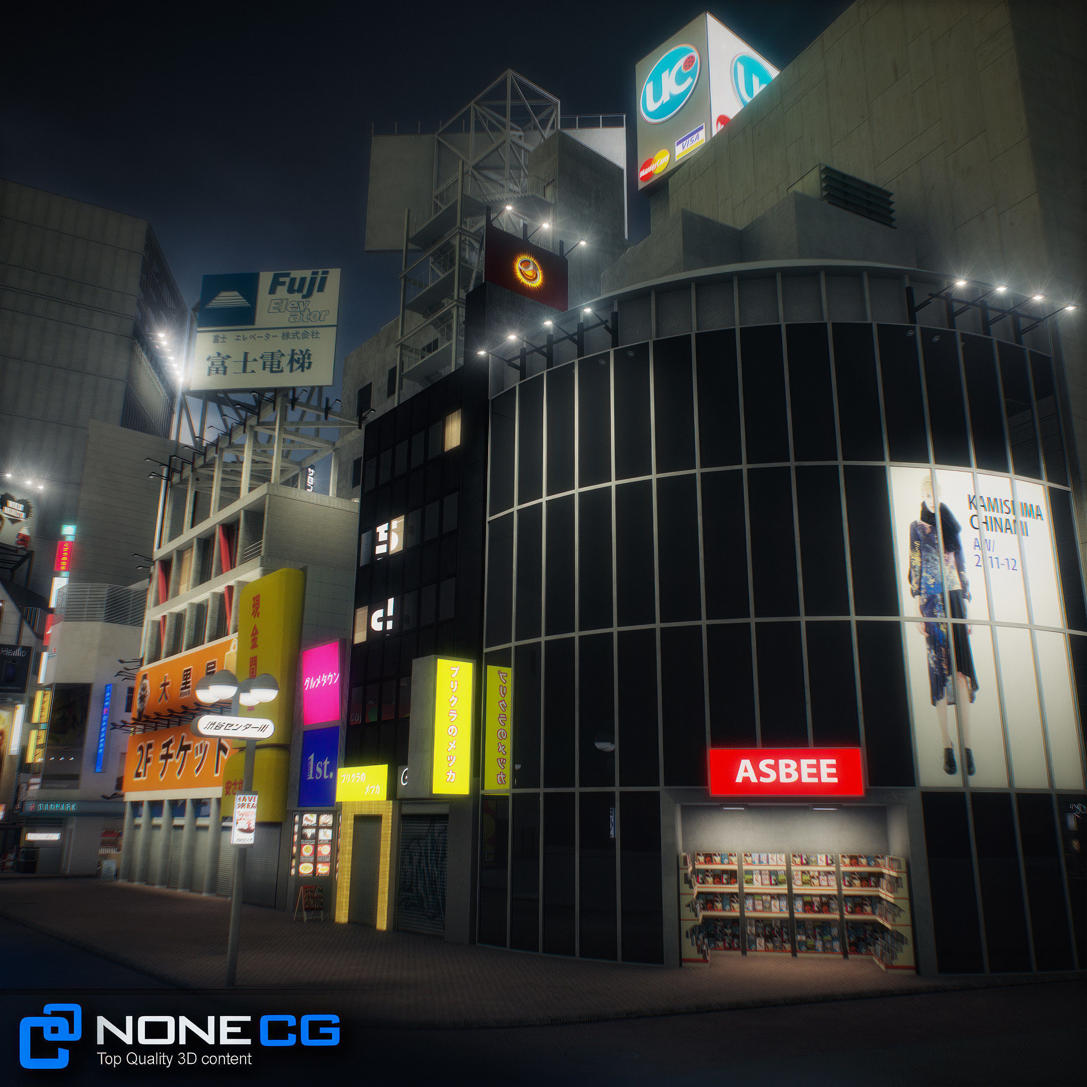 Tokyo Shibuya 3D model_128