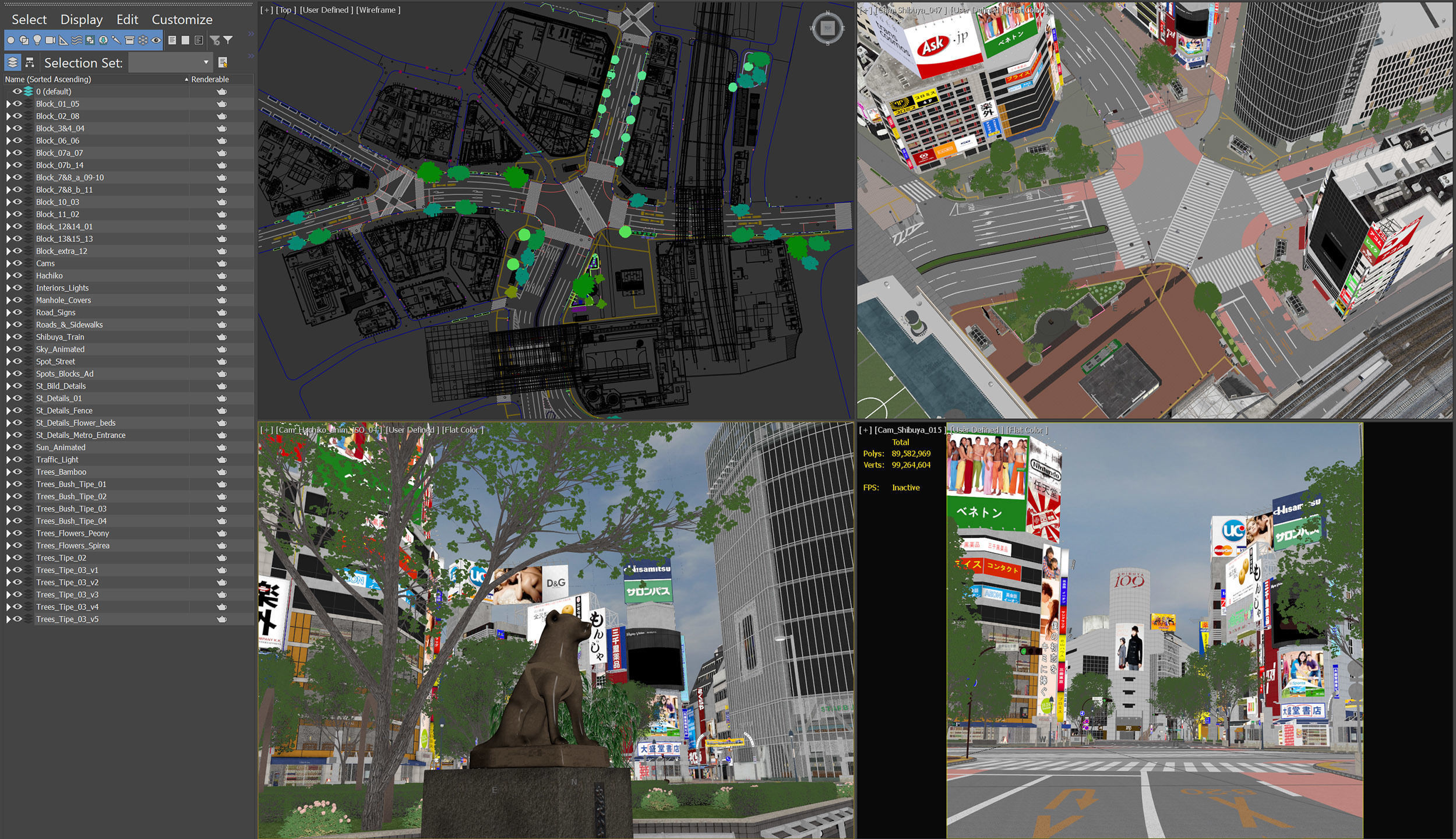 Tokyo Shibuya 3D model_14