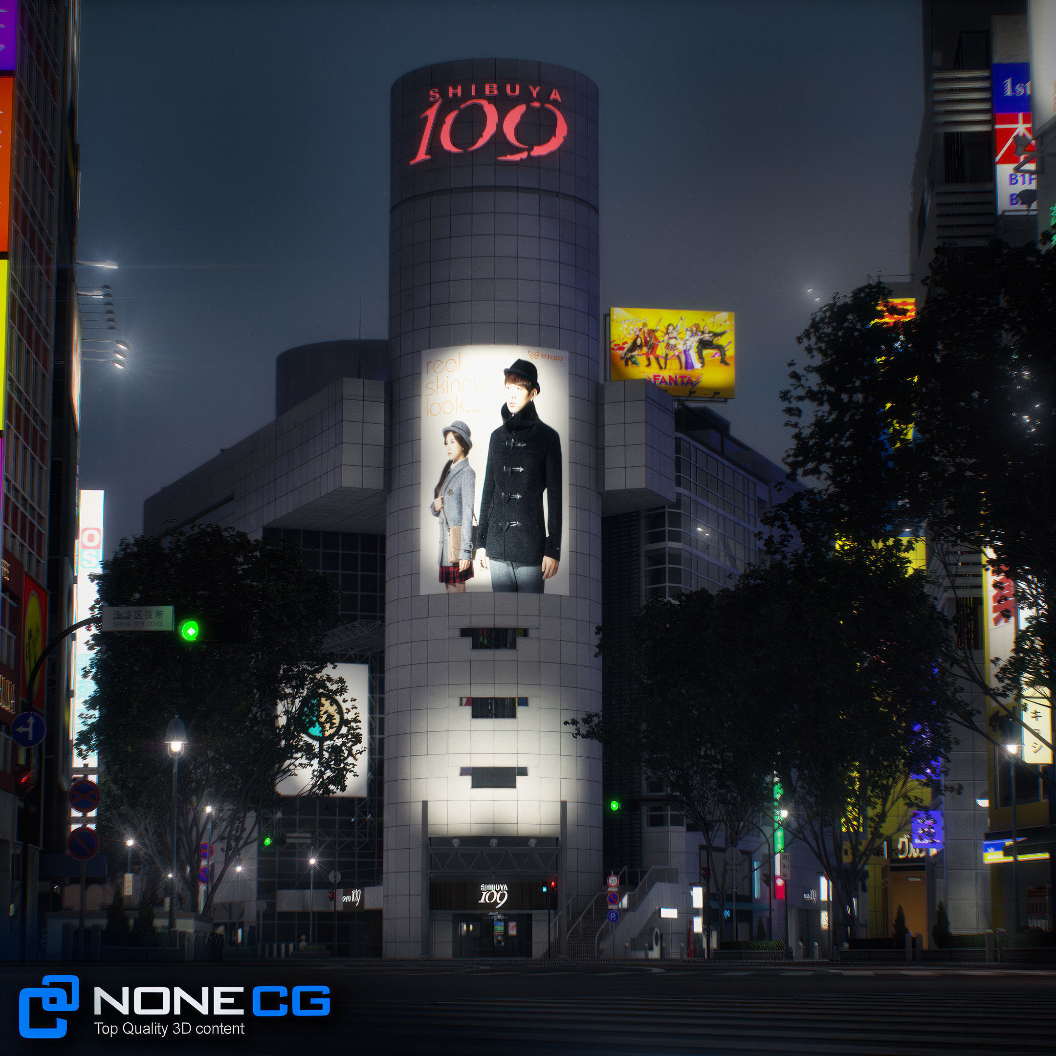 Tokyo Shibuya 3D model_77