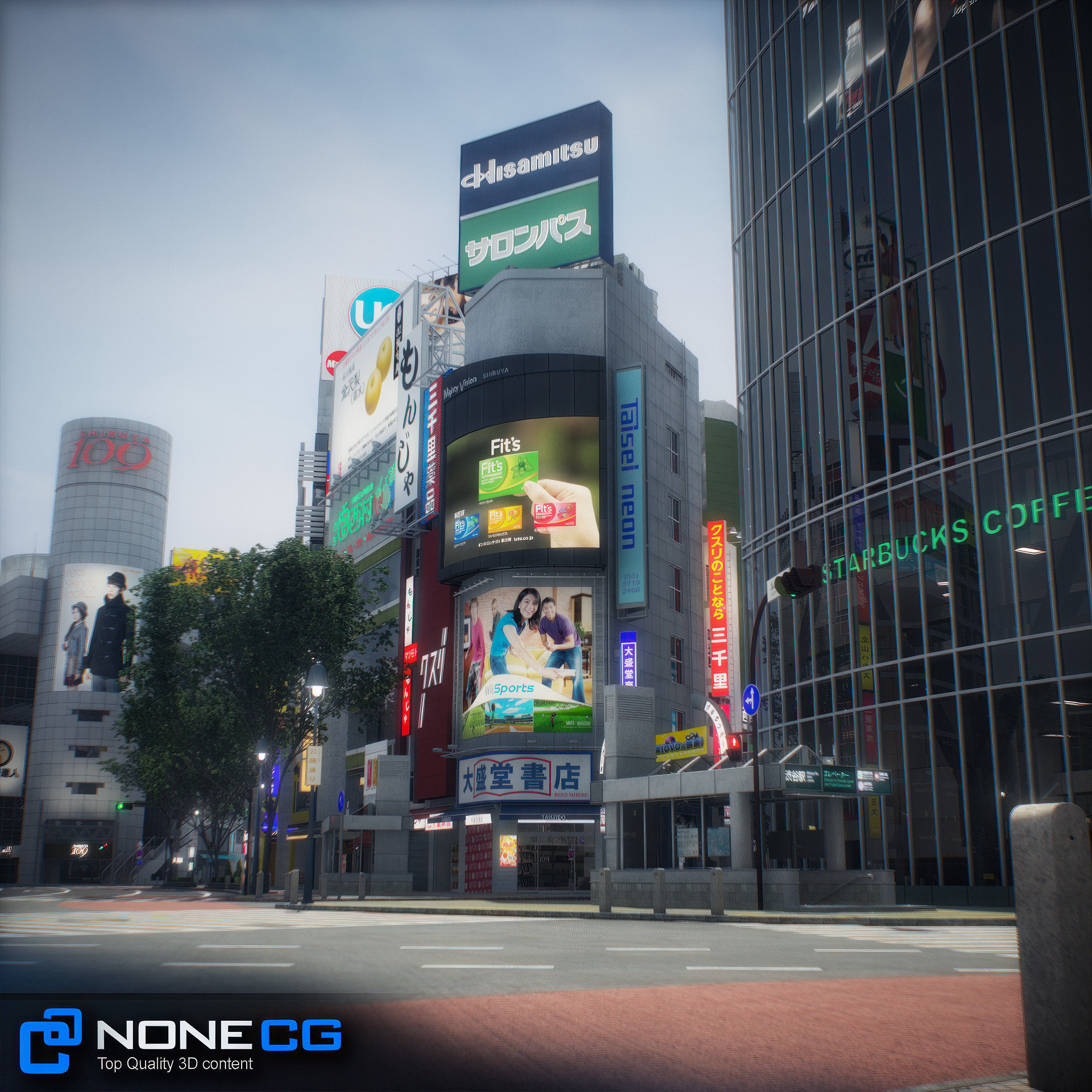 Tokyo Shibuya 3D model_12