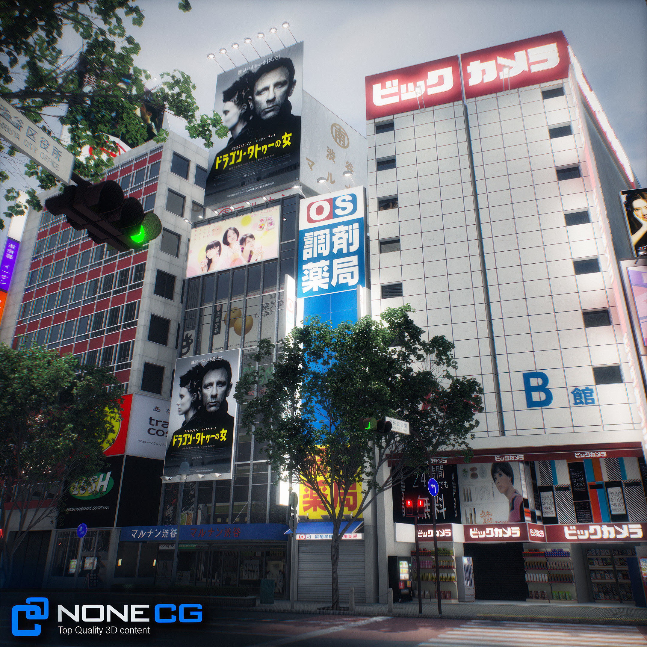 Tokyo Shibuya 3D model_48
