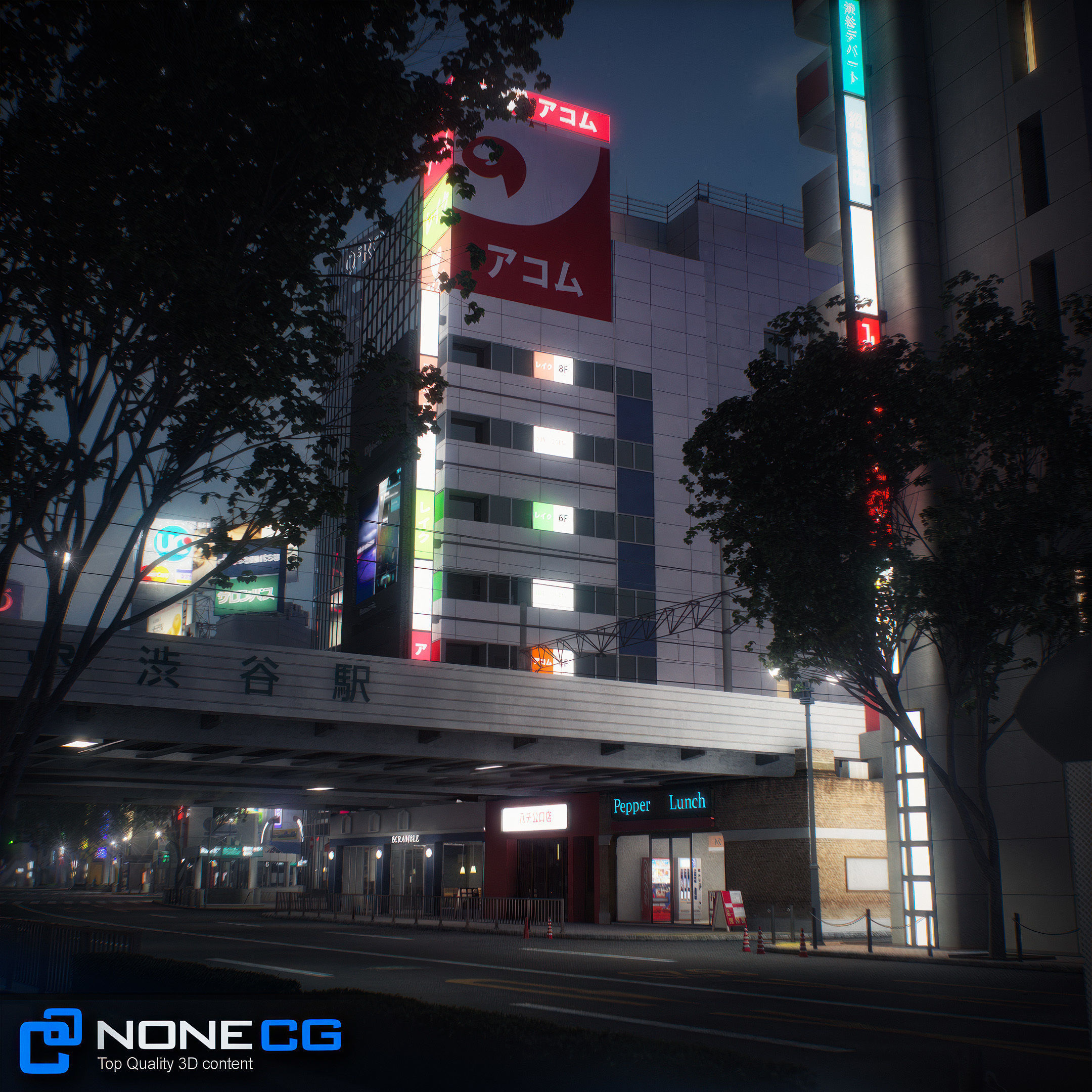 Tokyo Shibuya 3D model_25