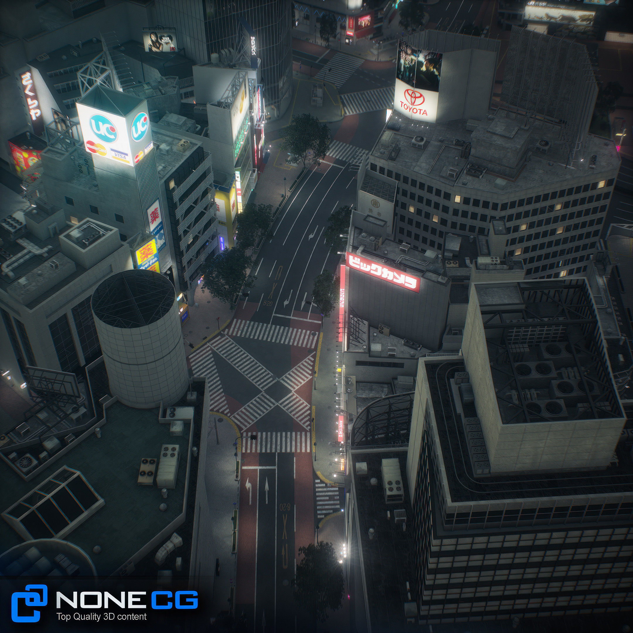 Tokyo Shibuya 3D model_10