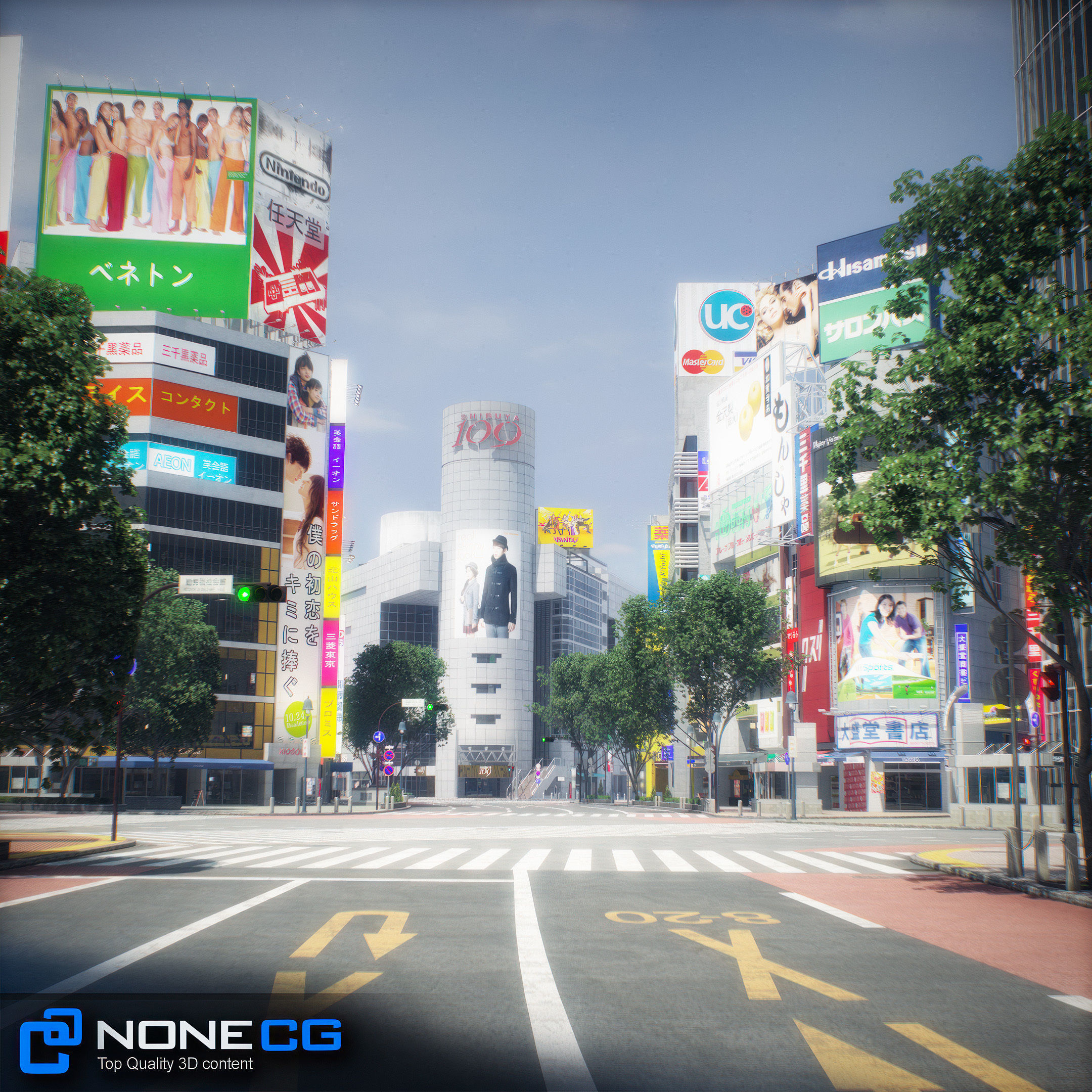 Tokyo Shibuya 3D model_4