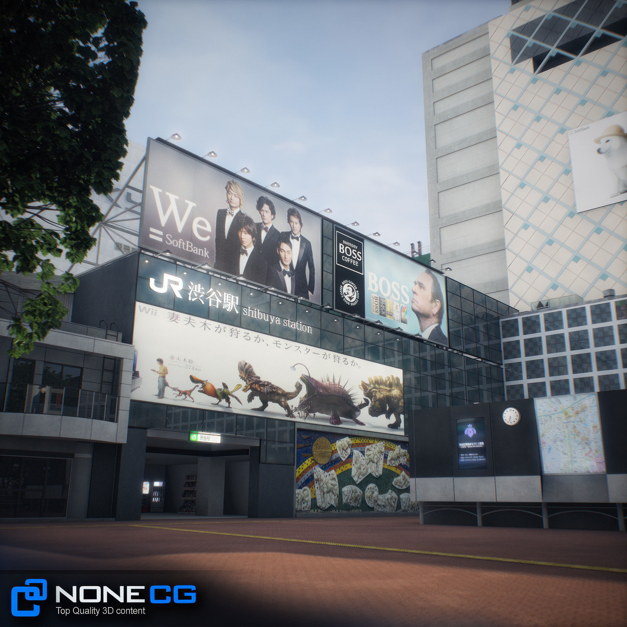 Tokyo Shibuya 3D model_35