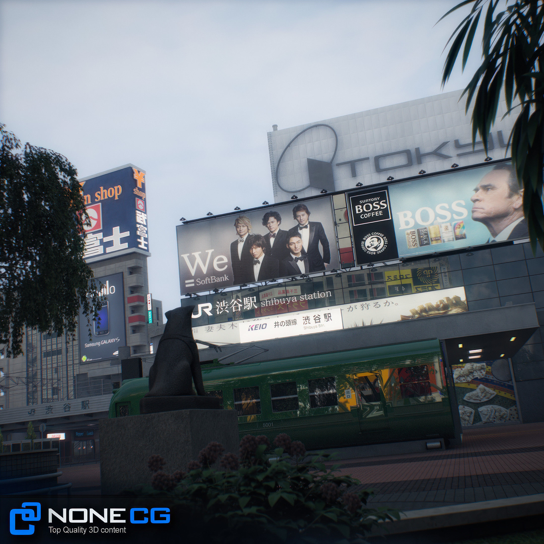 Tokyo Shibuya 3D model_32