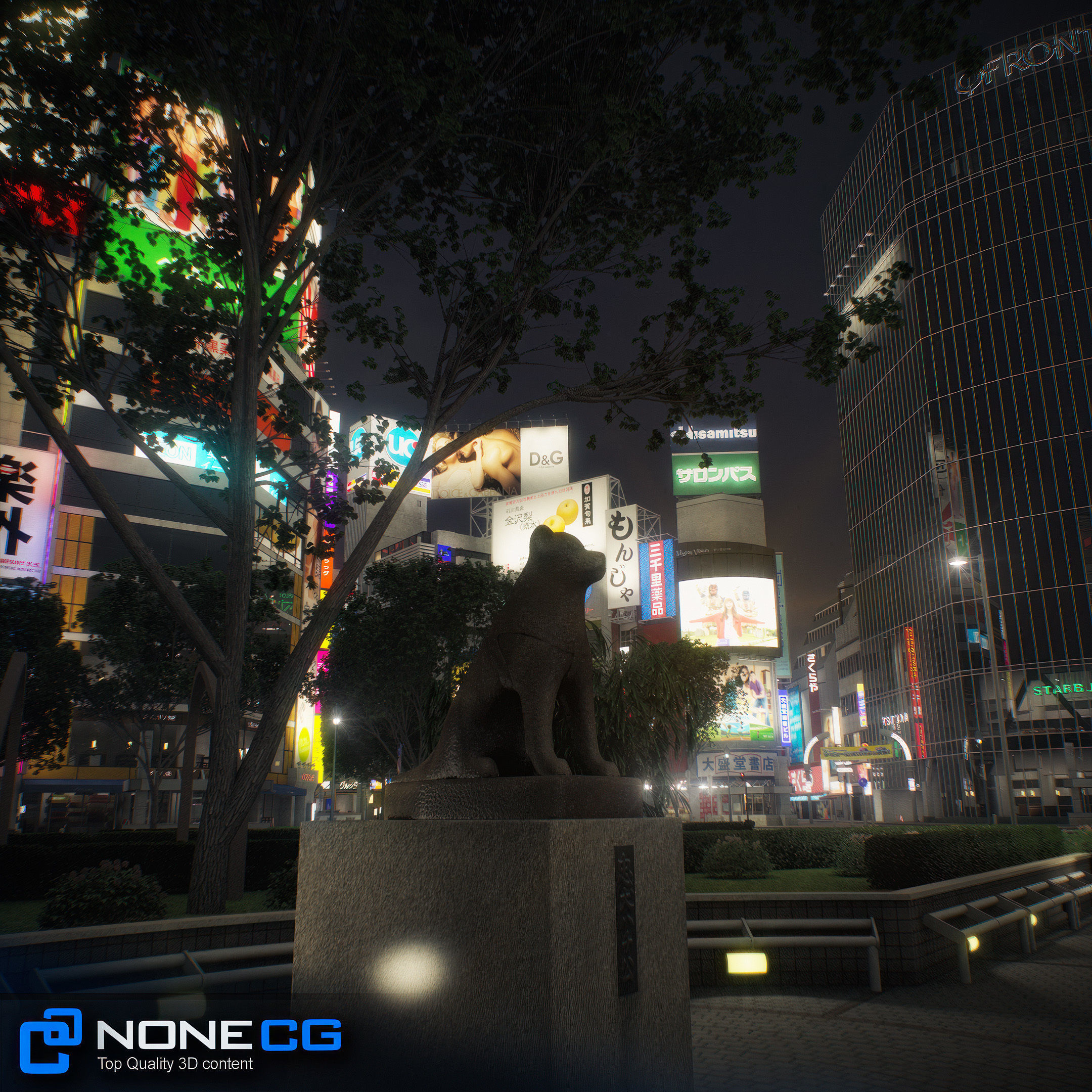 Tokyo Shibuya 3D model_8