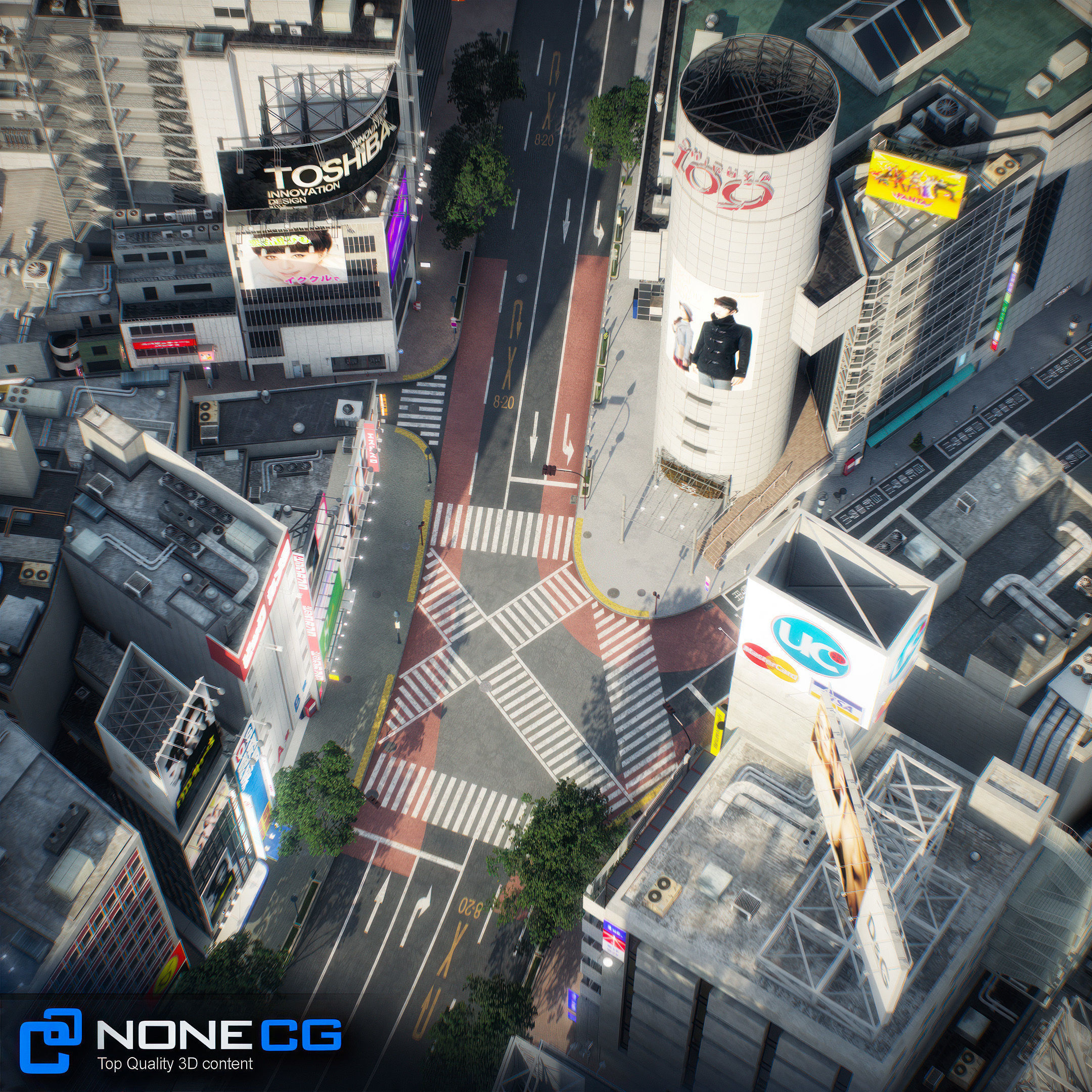 Tokyo Shibuya 3D model_46