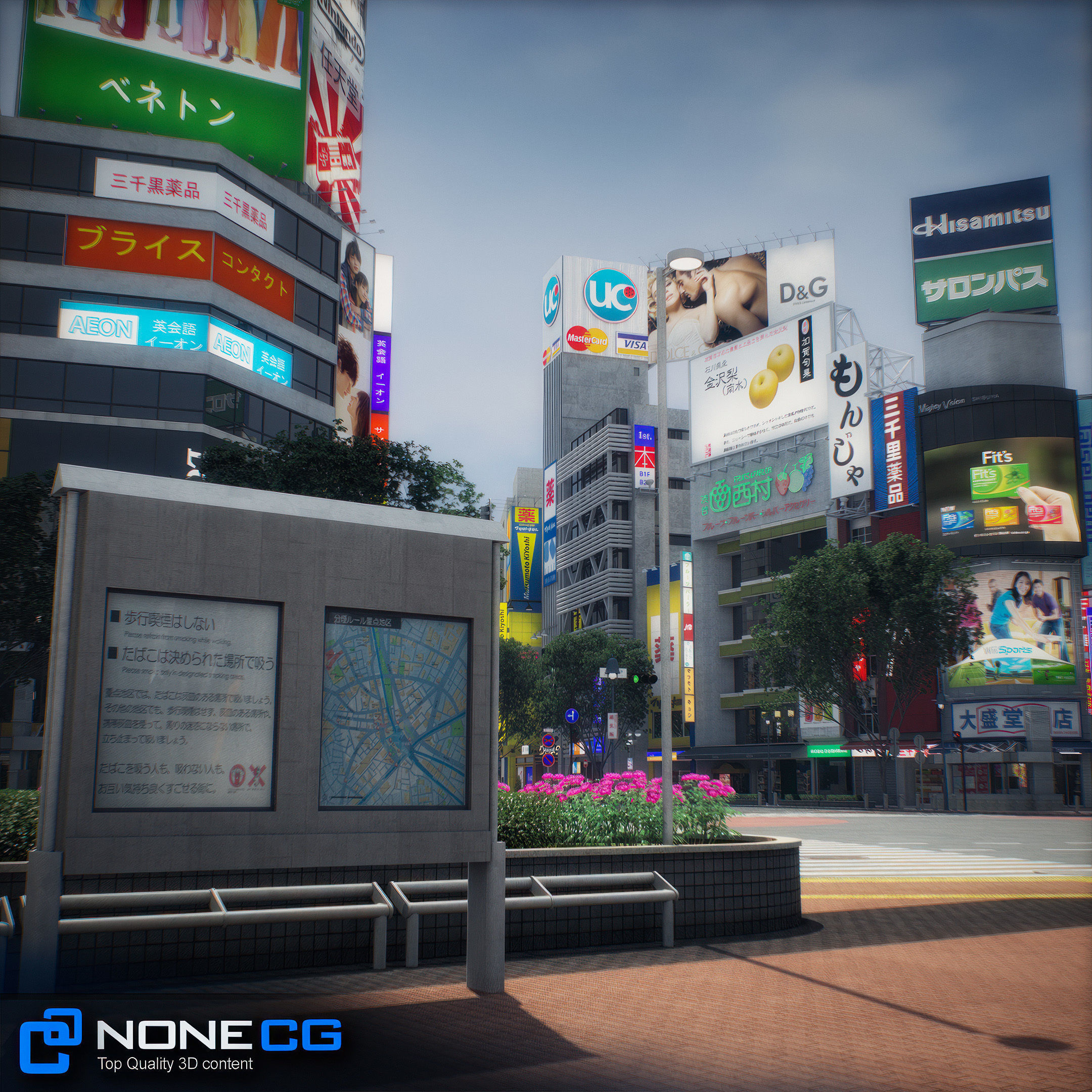 Tokyo Shibuya 3D model_42