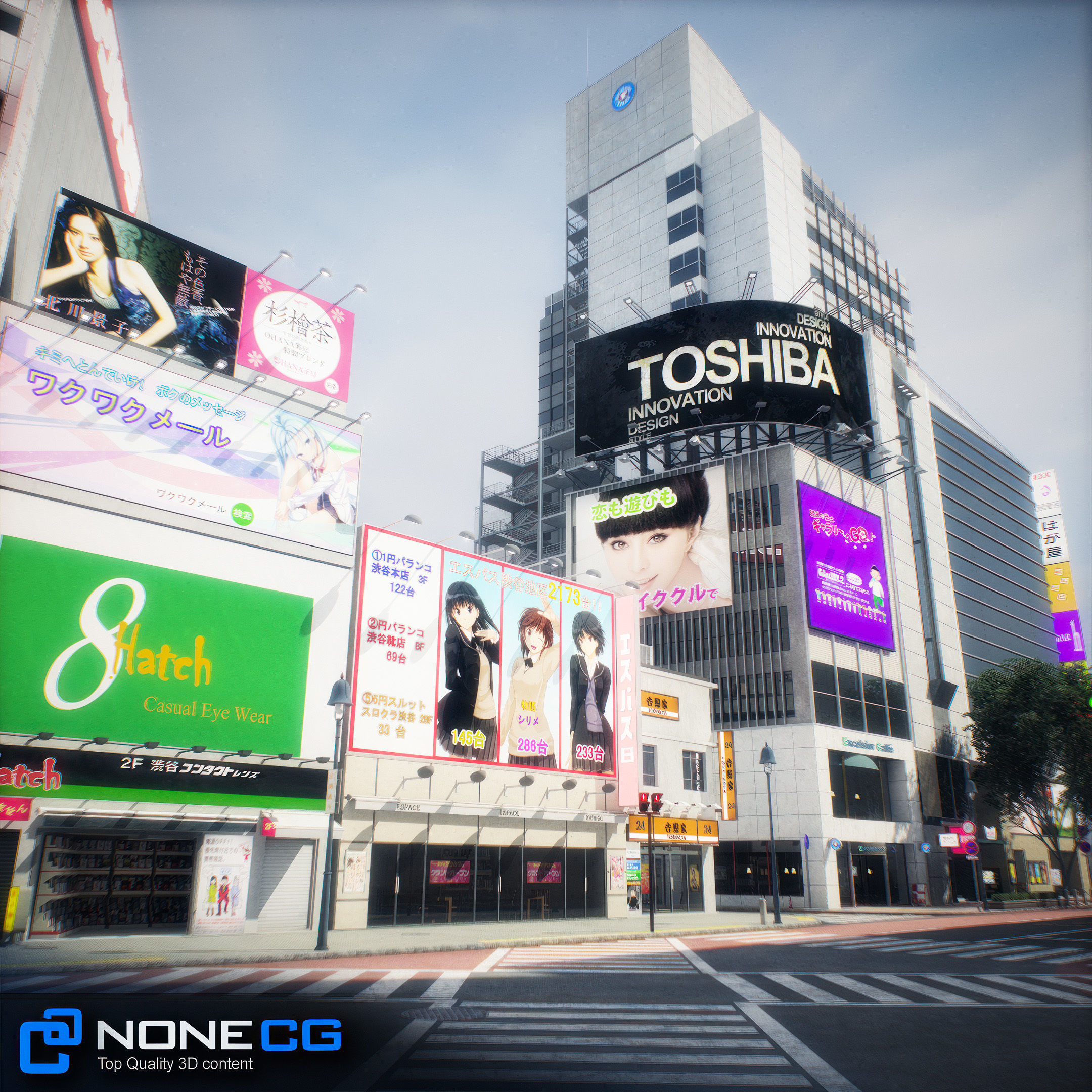 Tokyo Shibuya 3D model_50