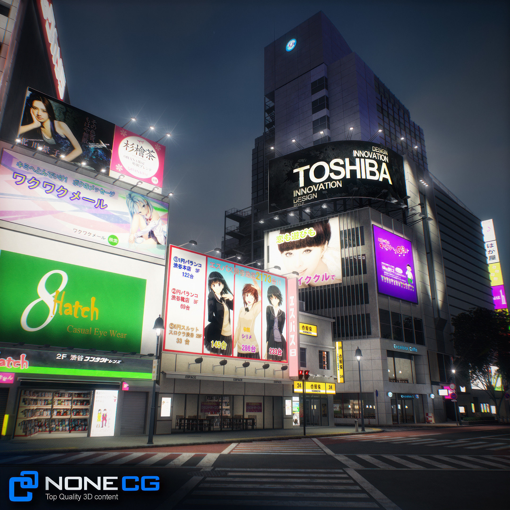 Tokyo Shibuya 3D model_51