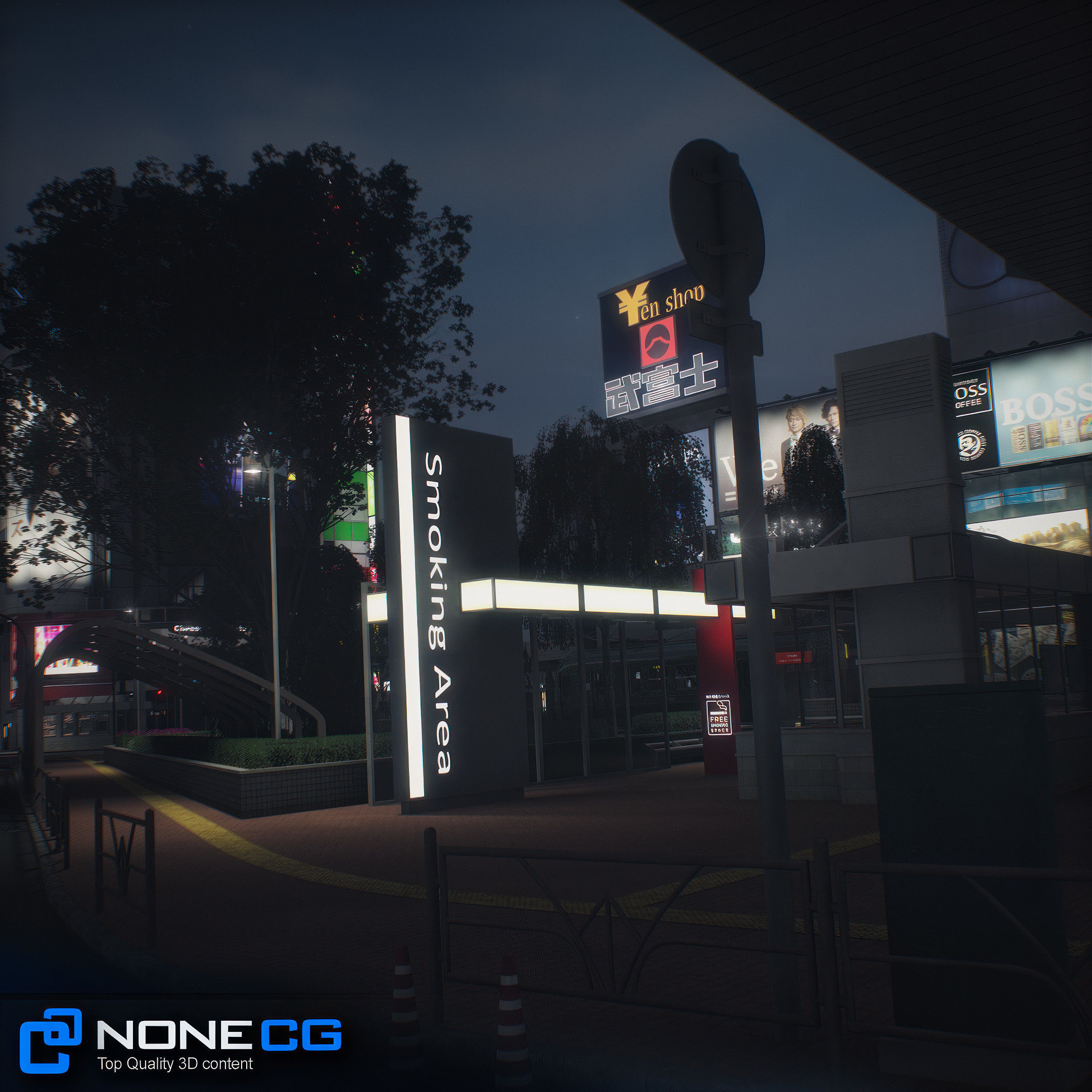 Tokyo Shibuya 3D model_121