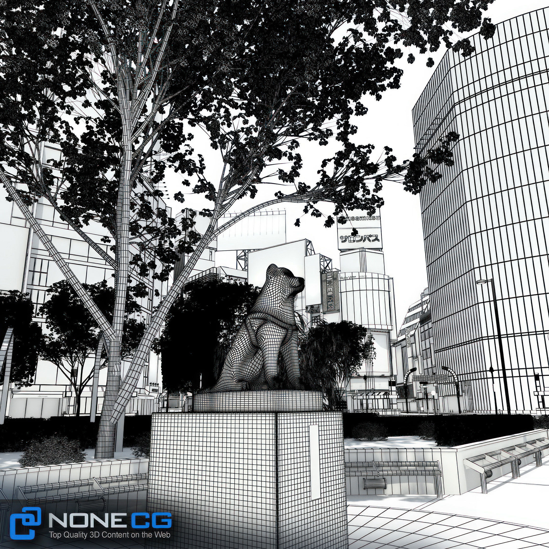 Tokyo Shibuya 3D model_29