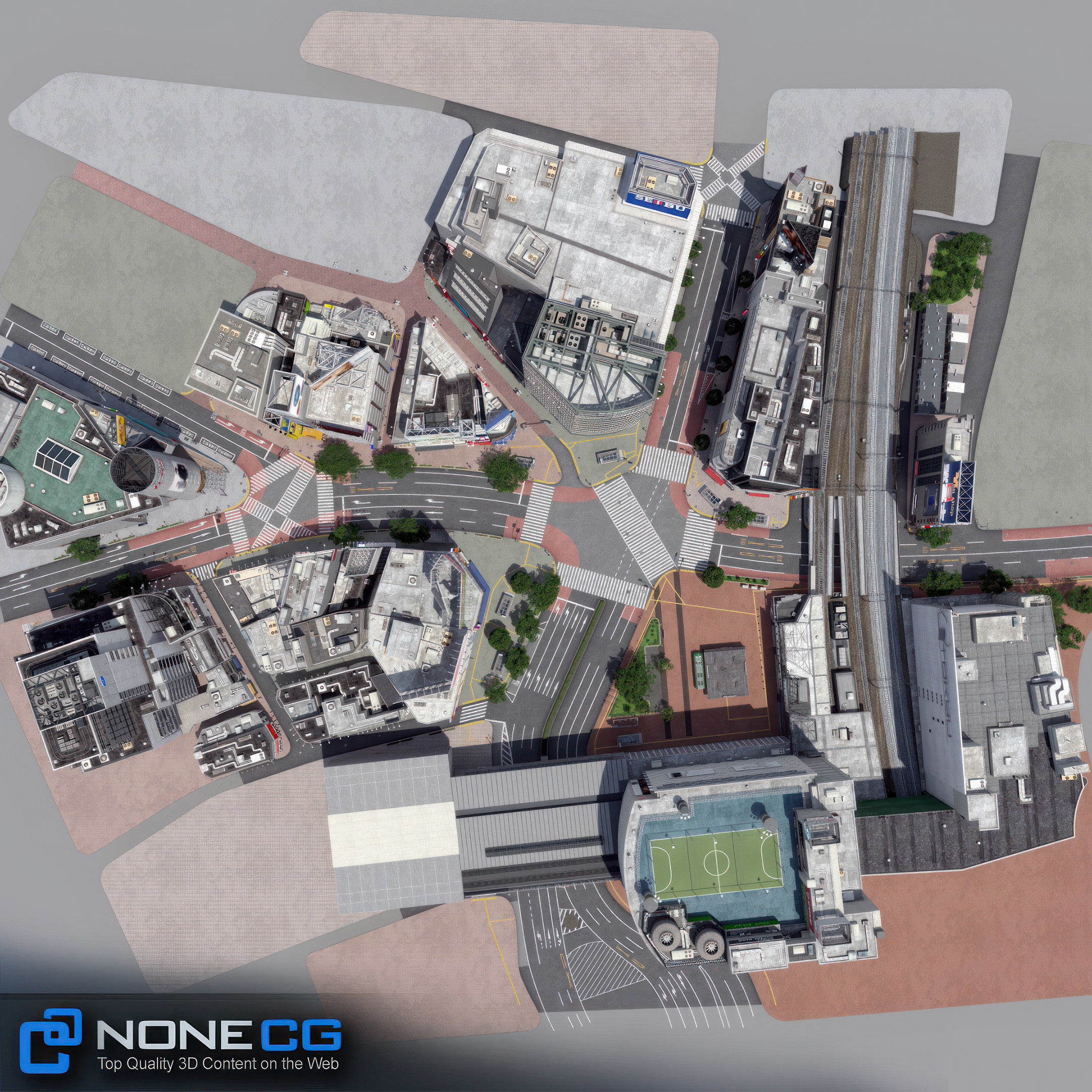 Tokyo Shibuya 3D model_19