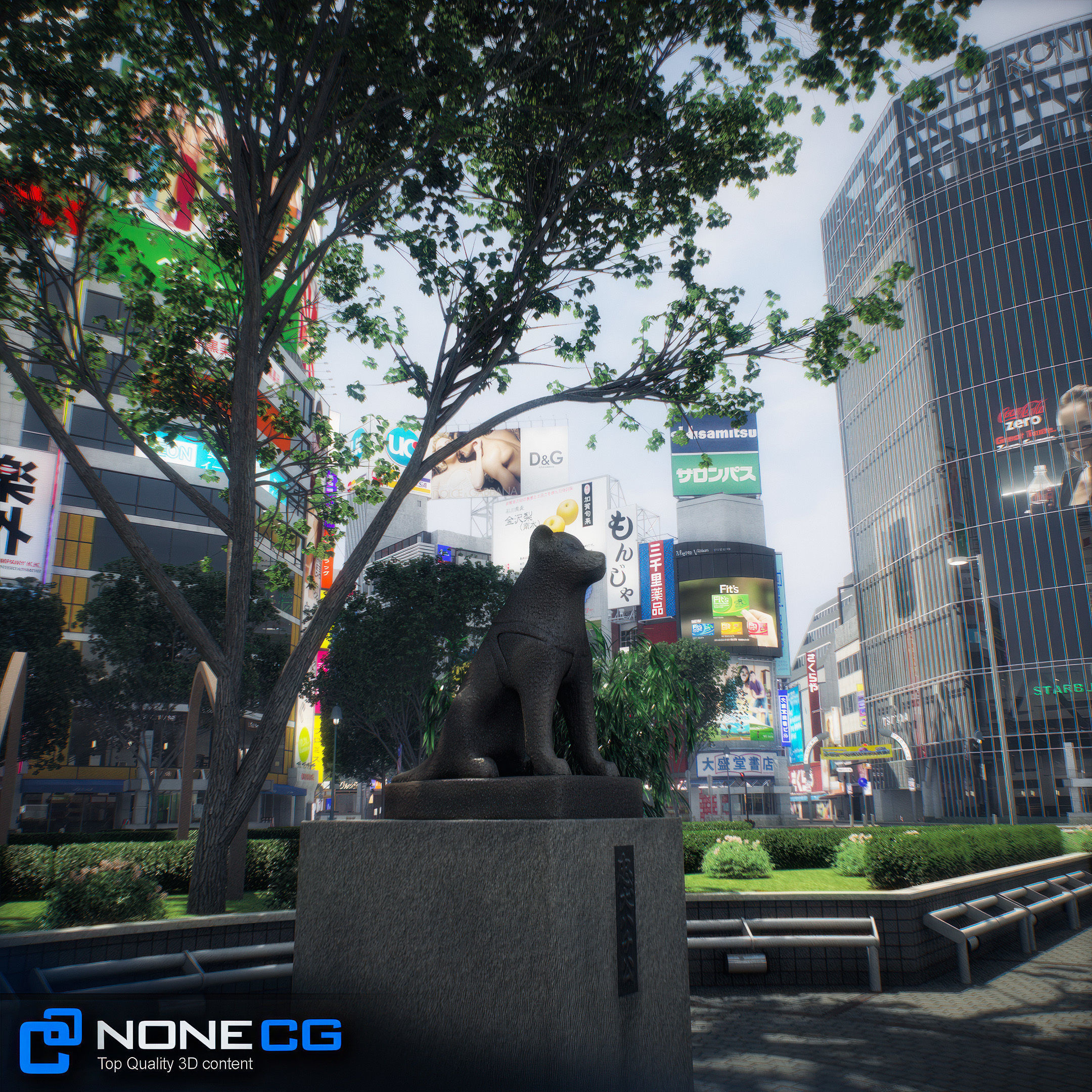 Tokyo Shibuya 3D model_7