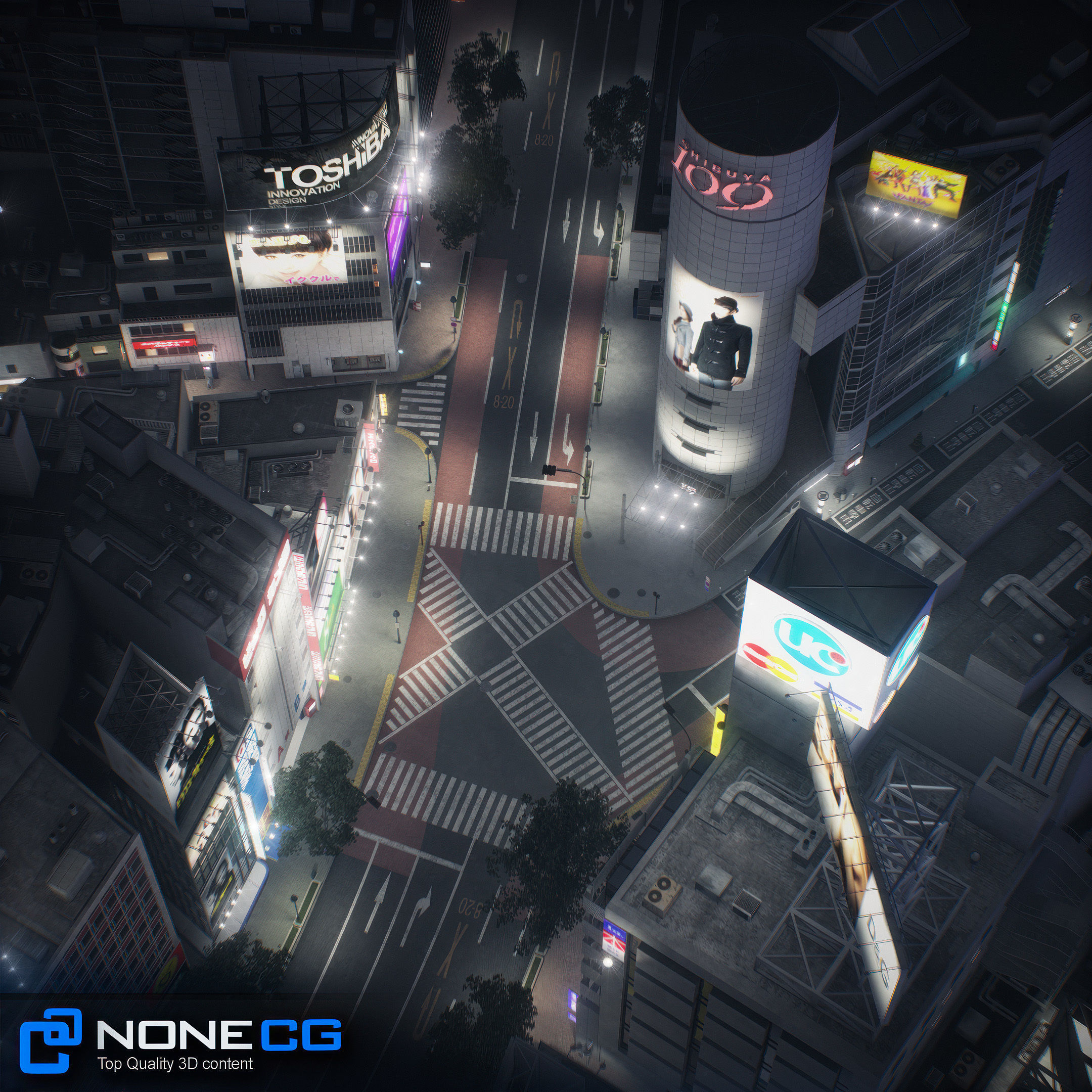 Tokyo Shibuya 3D model_47