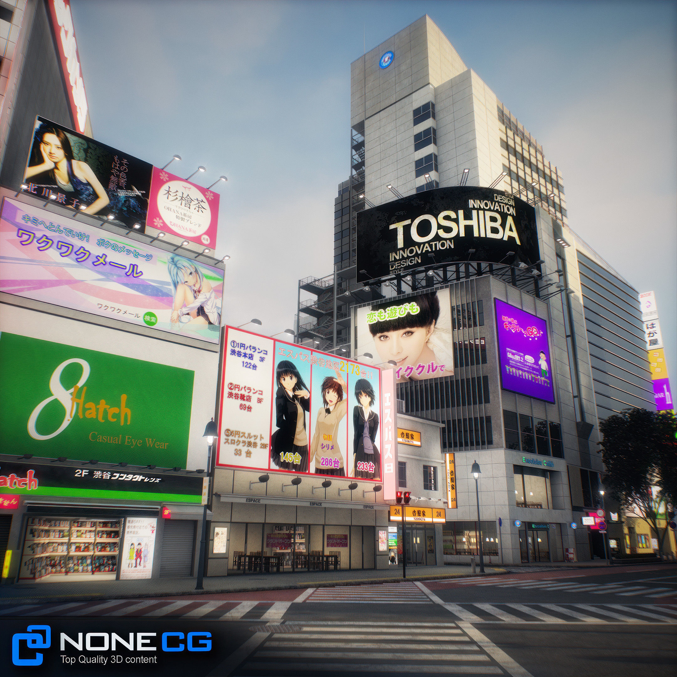 Tokyo Shibuya 3D model_98