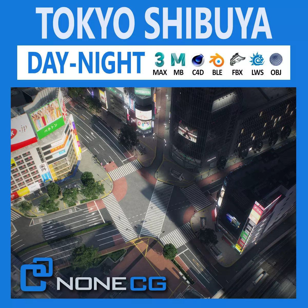 Tokyo Shibuya 3D model_0