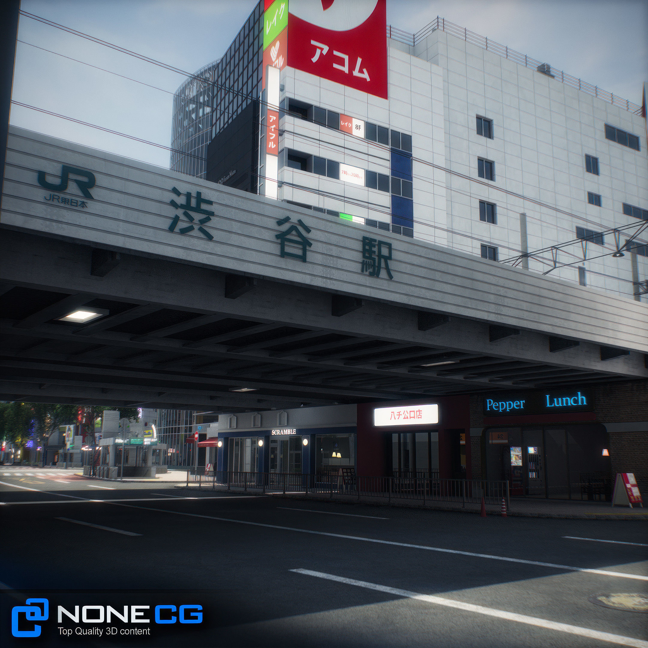 Tokyo Shibuya 3D model_83