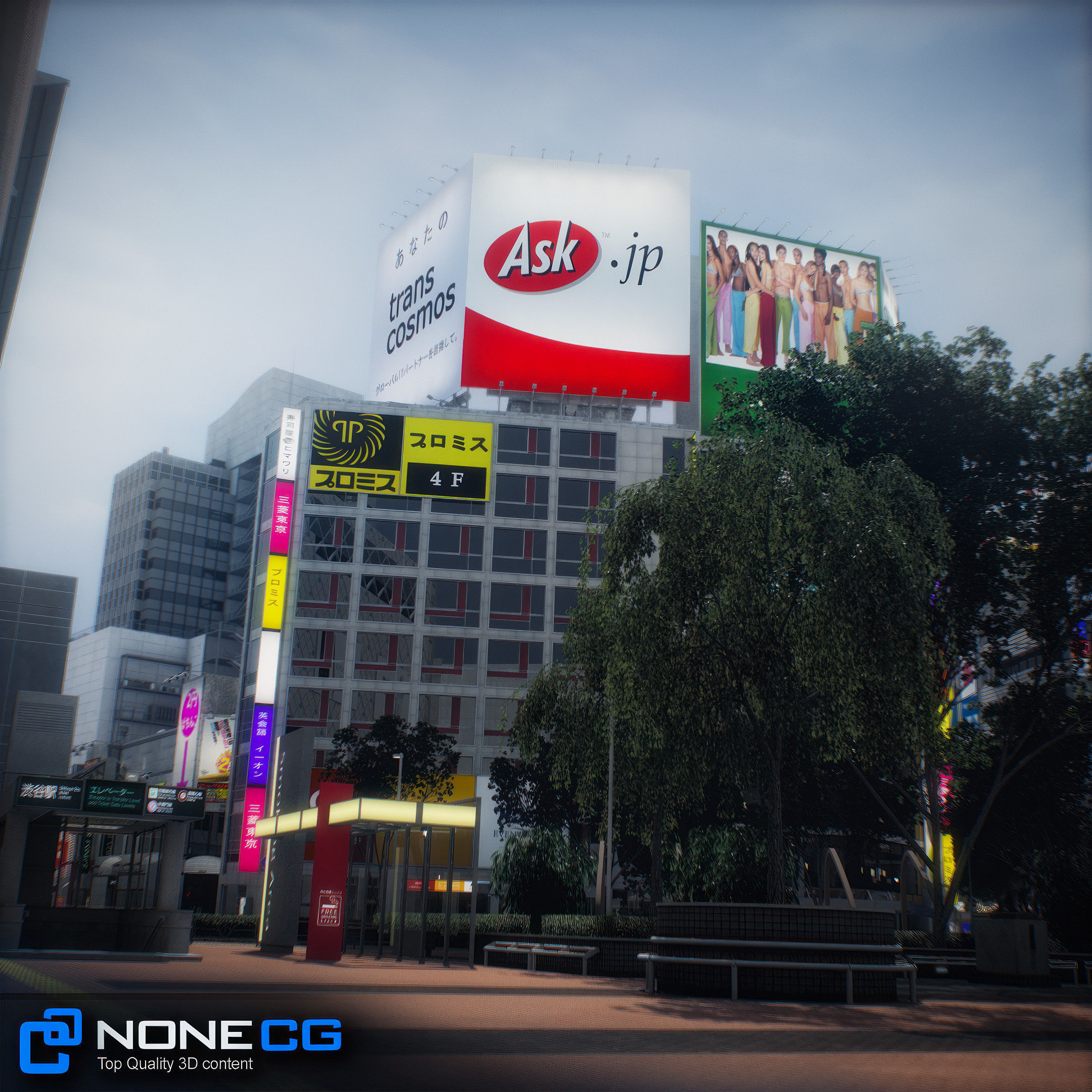 Tokyo Shibuya 3D model_118