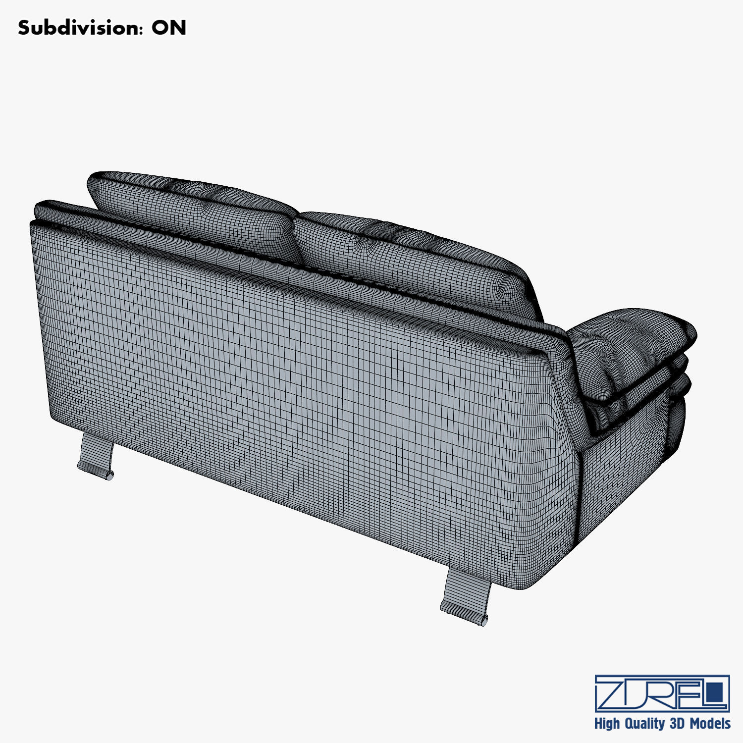 Z742 sofa v 2 177cm 3D model_9