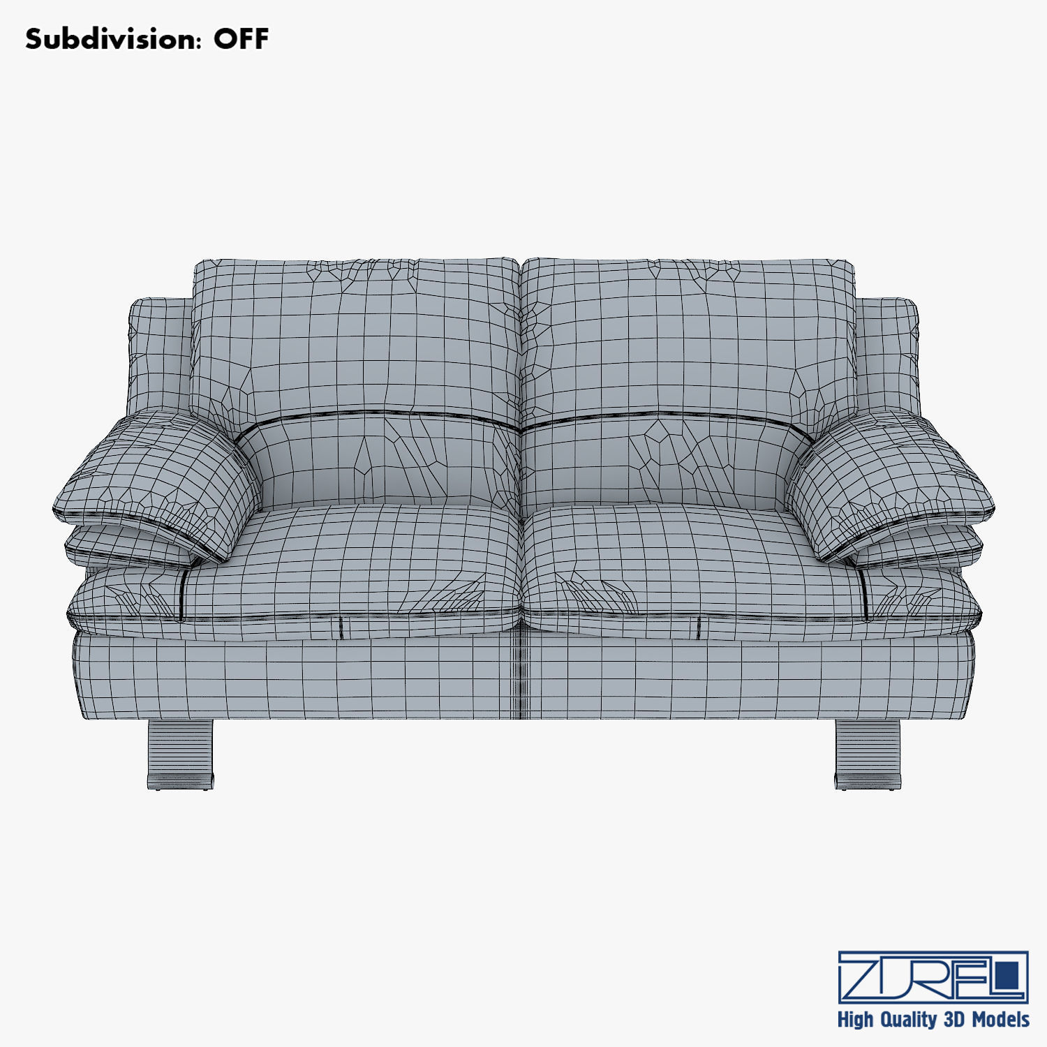 Z742 sofa v 2 177cm 3D model_16