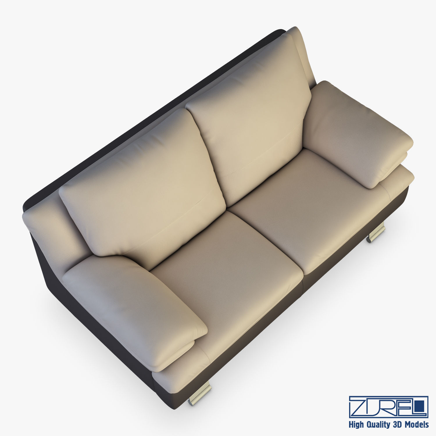 Z742 sofa v 2 177cm 3D model_6