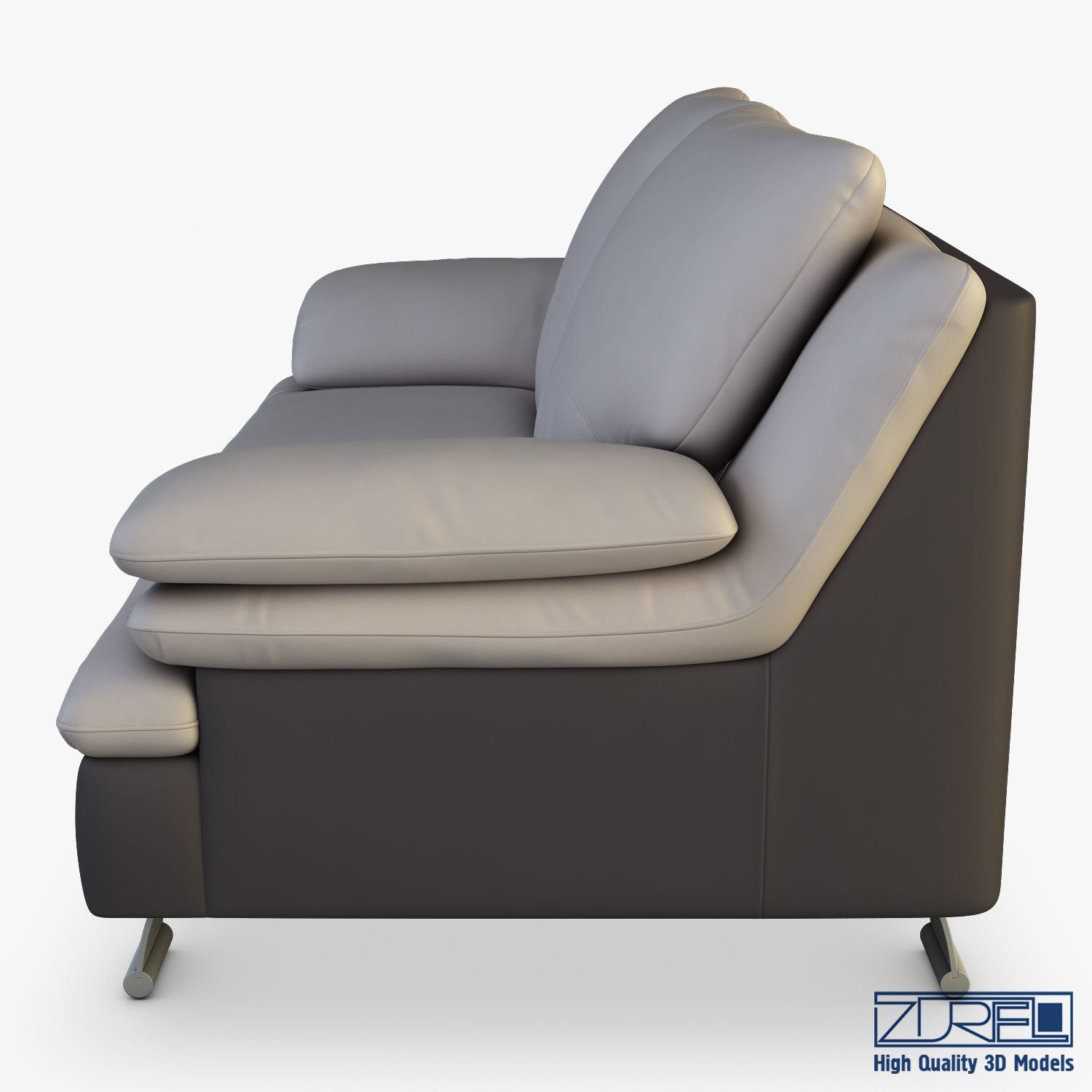 Z742 sofa v 2 177cm 3D model_3