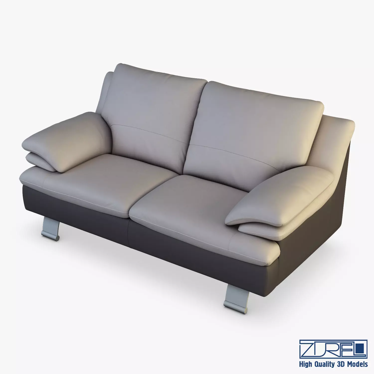 Z742 sofa v 2 177cm 3D model_0