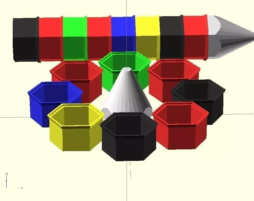 Pencil Bolt Case Free 3D print model