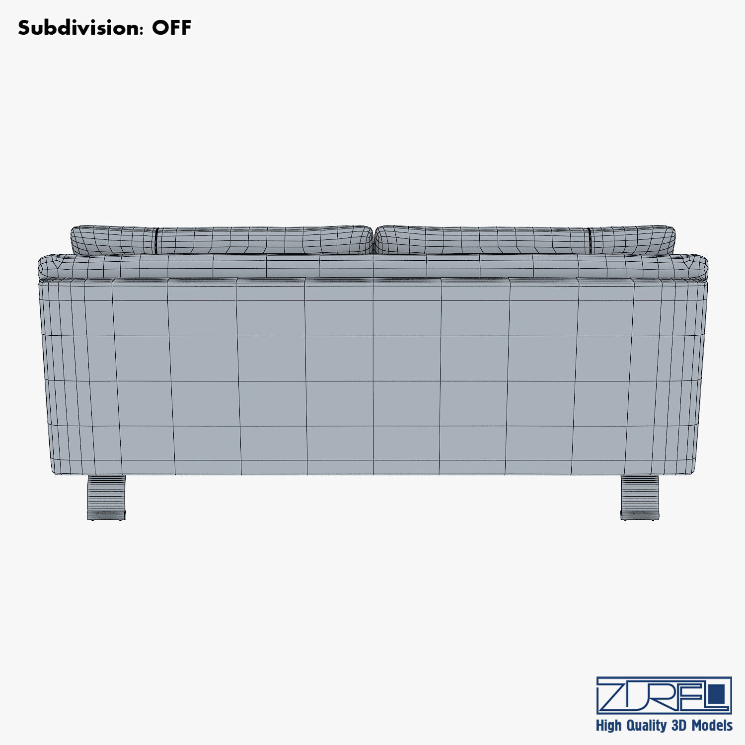 U118 sofa v 1 220cm 3D model_18