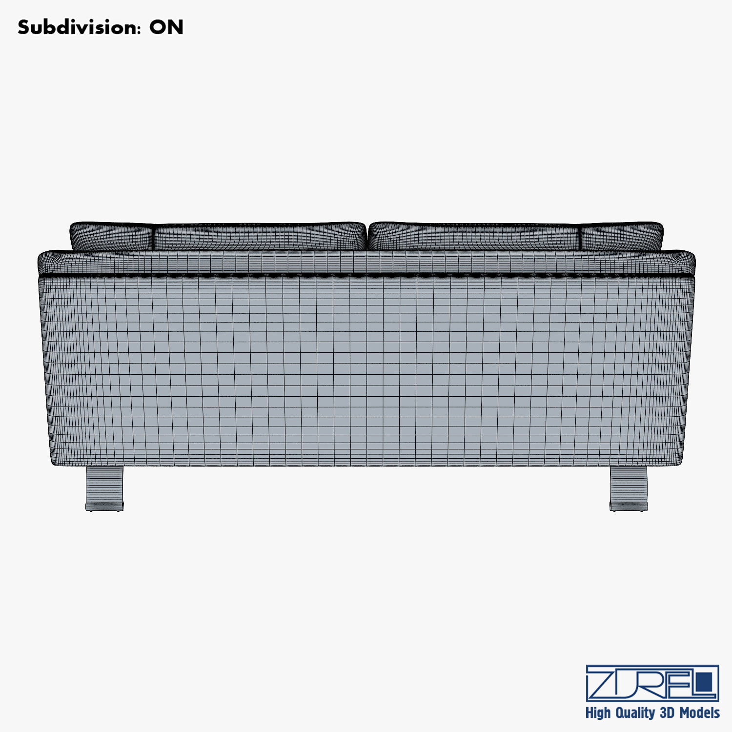 U118 sofa v 1 220cm 3D model_17