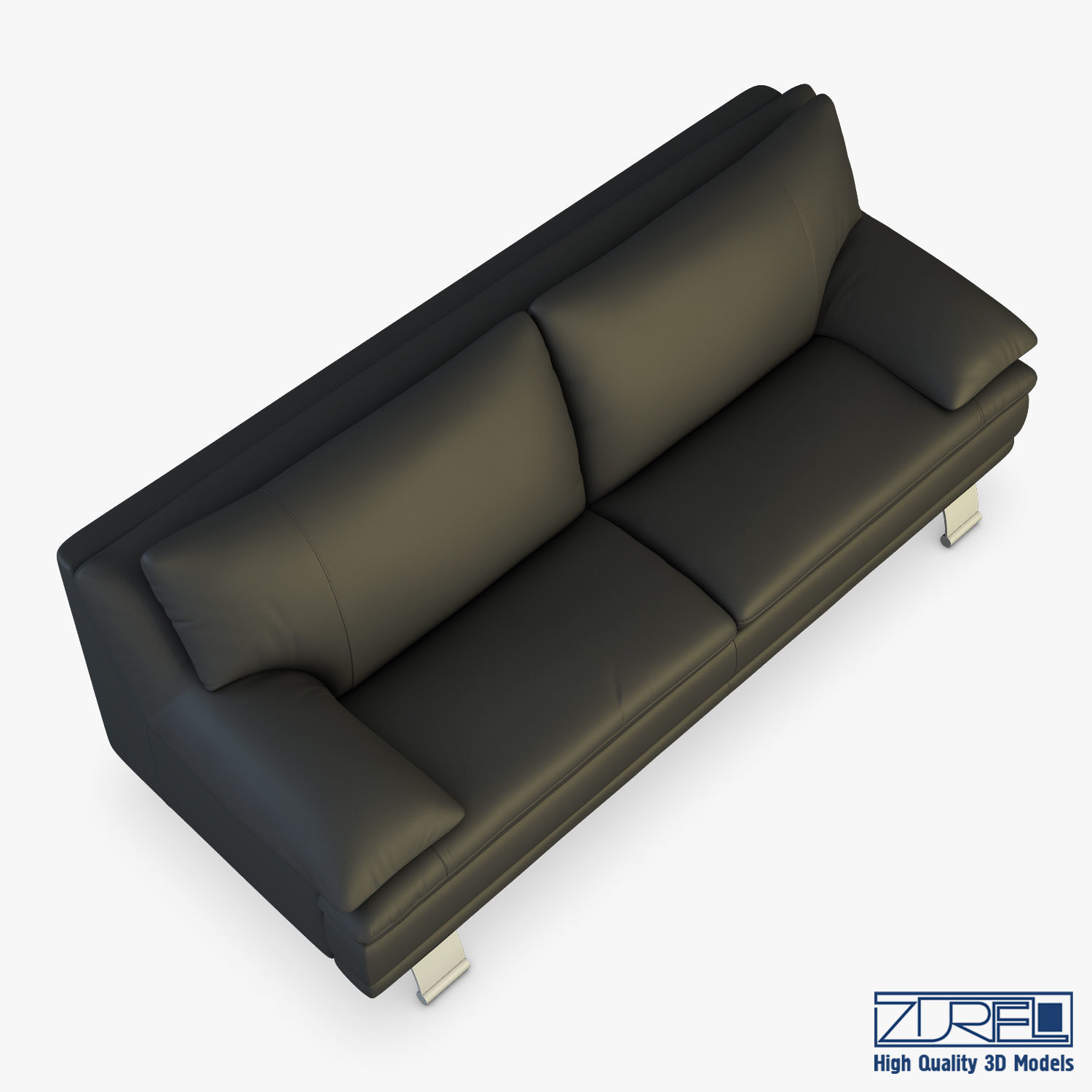 U118 sofa v 1 220cm 3D model_6